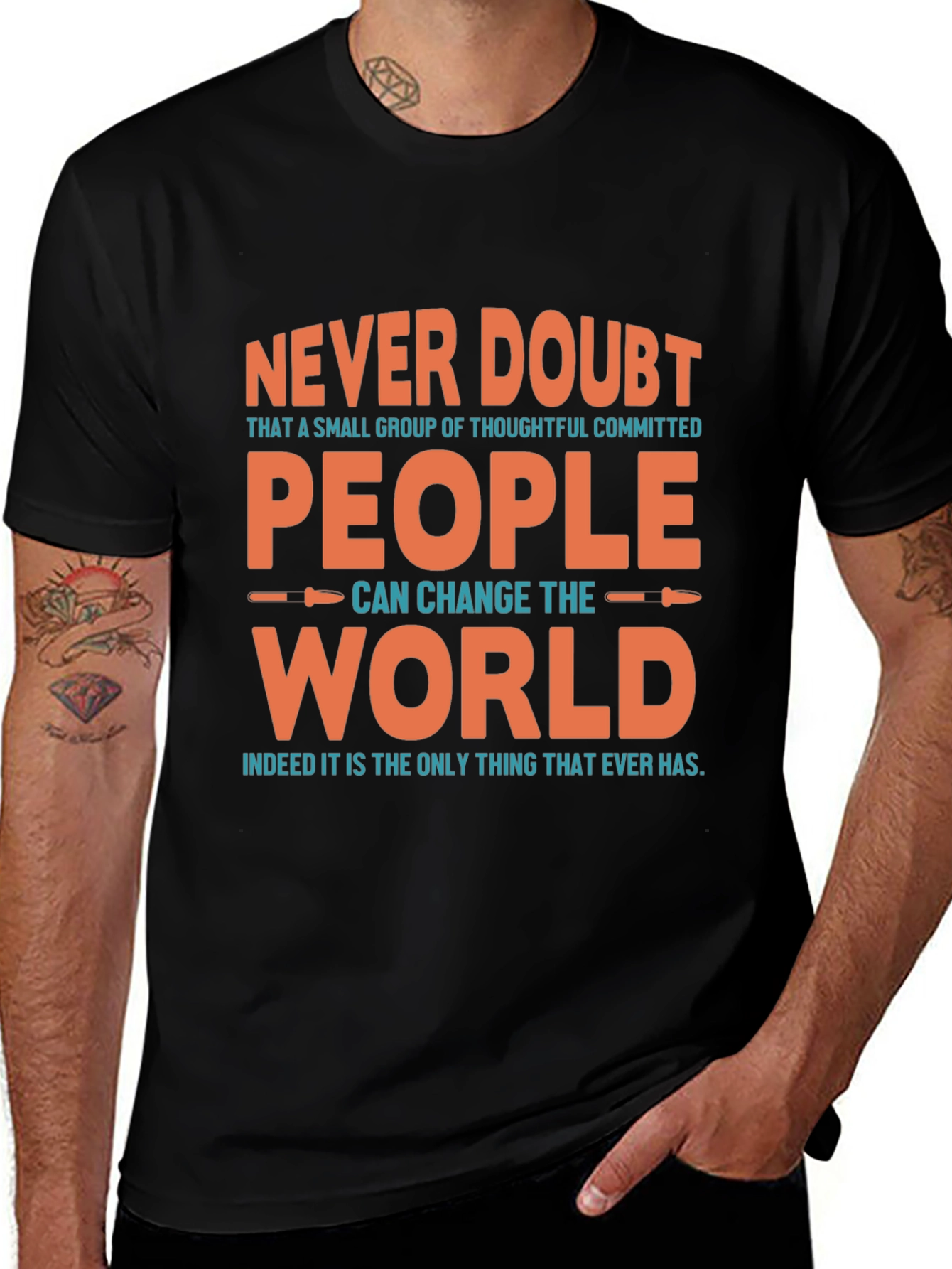 Never Doubt Inspirational Graphic Tee
