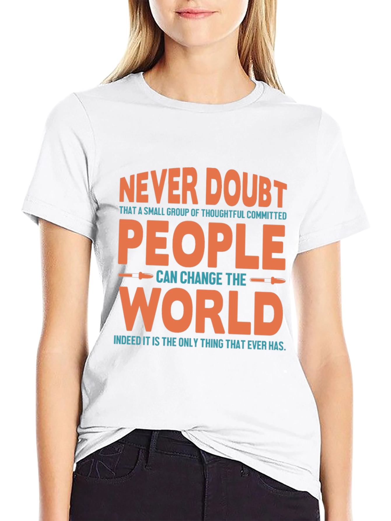 Never Doubt Inspirational Graphic Tee