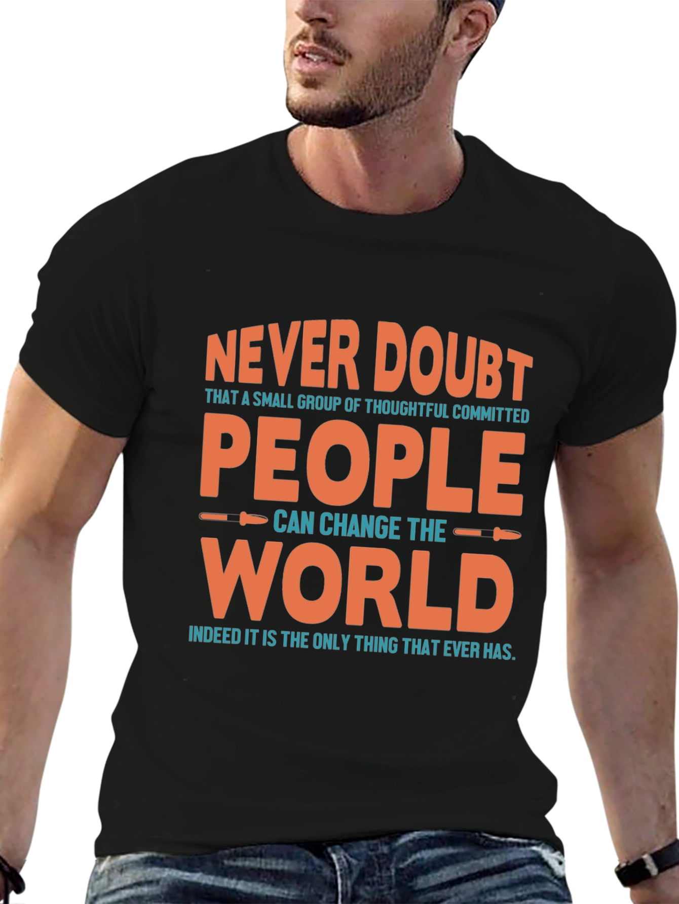 Never Doubt Inspirational Graphic Tee