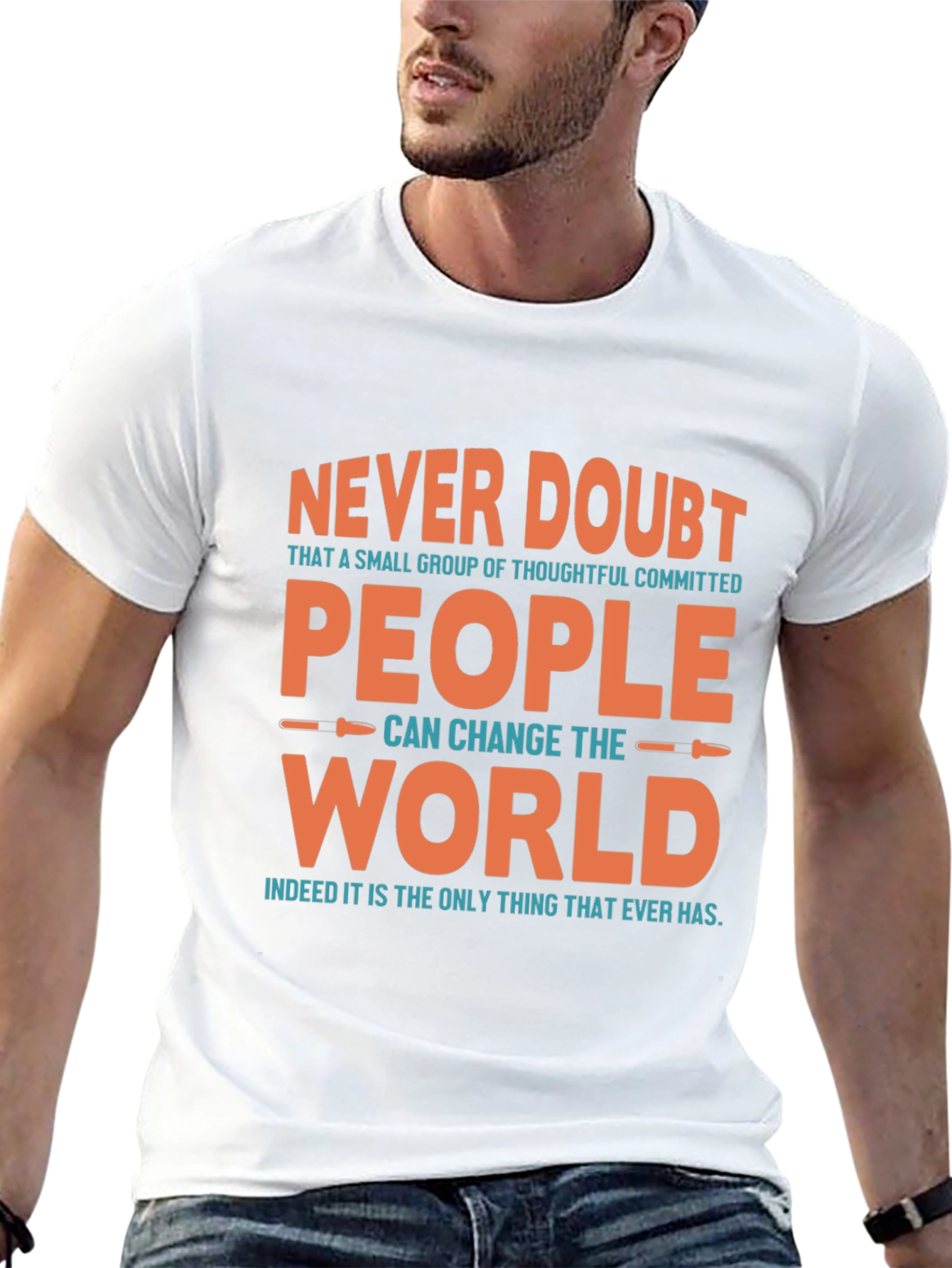 Never Doubt Inspirational Graphic Tee
