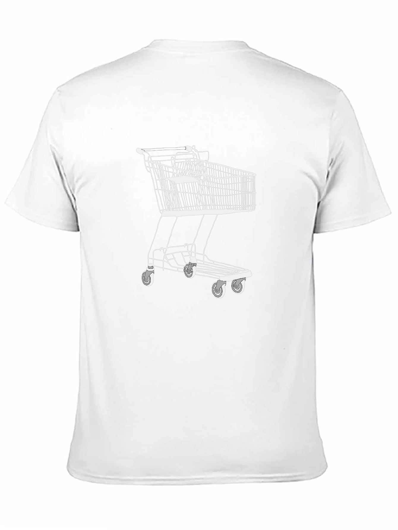 Shopping Cart Graphic Tee - Black