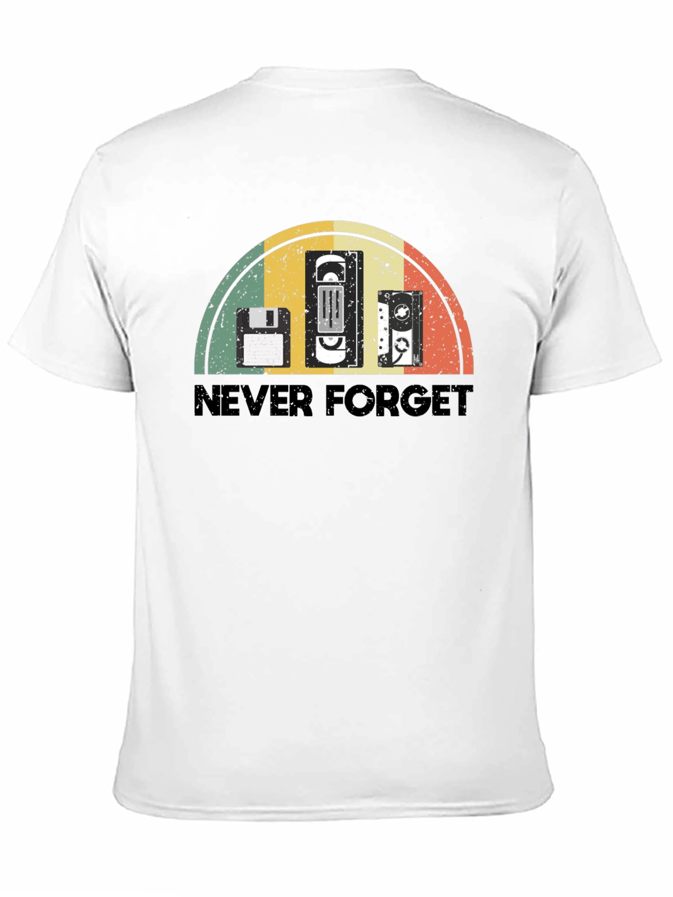 Retro Never Forget Tech T-Shirt