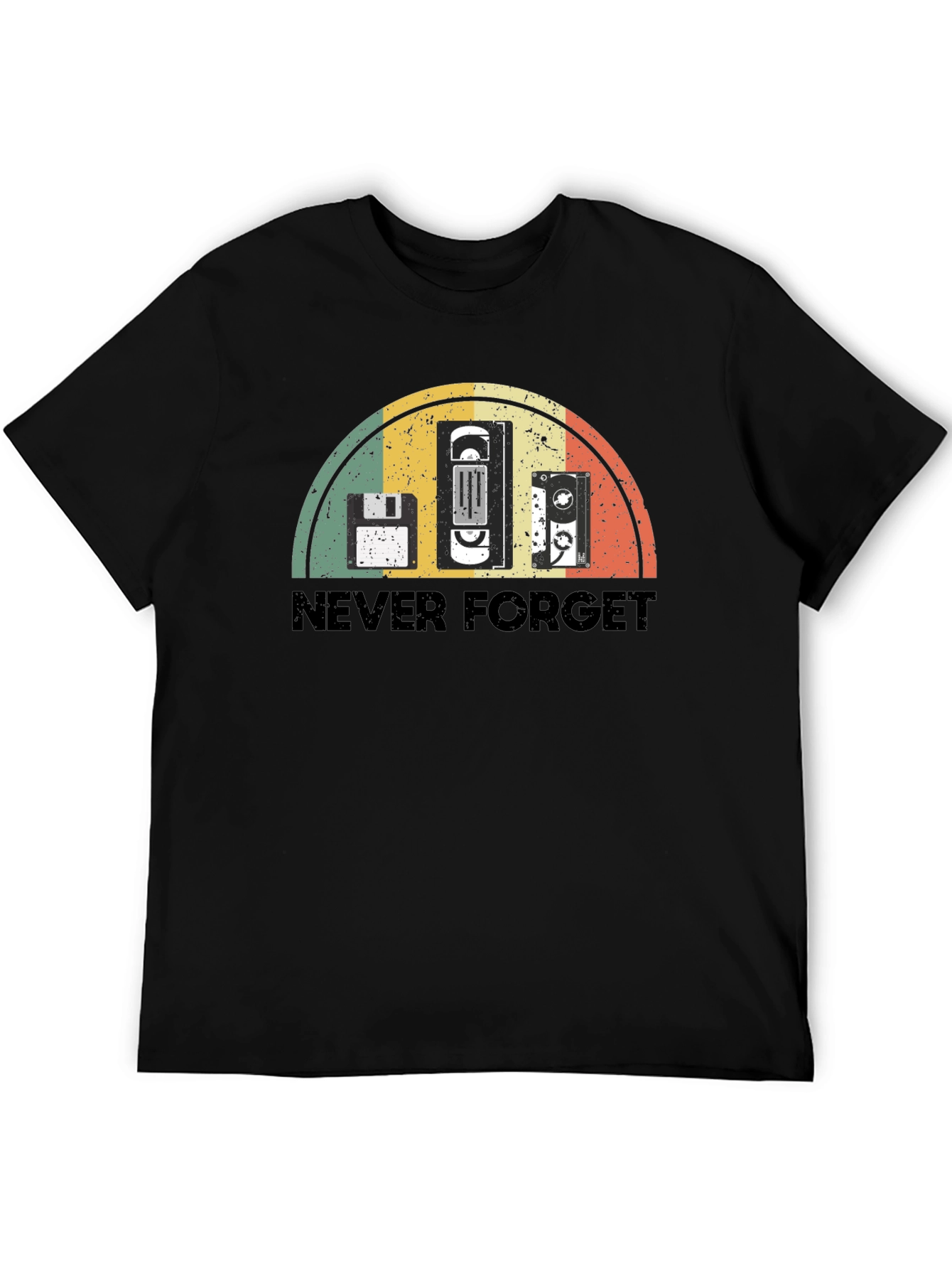 Retro Never Forget Tech T-Shirt