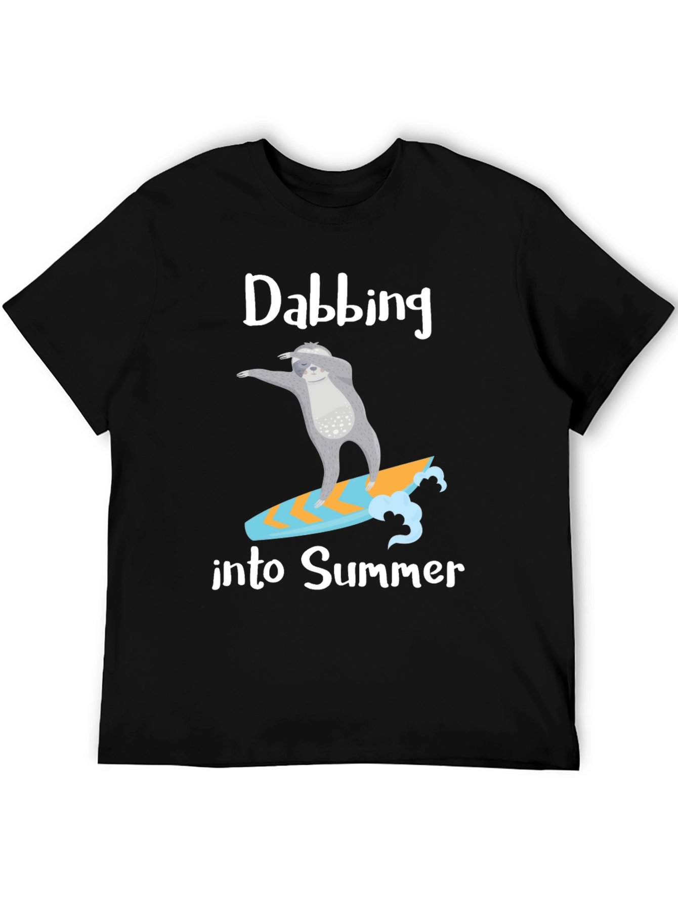 Dabbing Sloth Summer T-Shirt - Surfing Tee