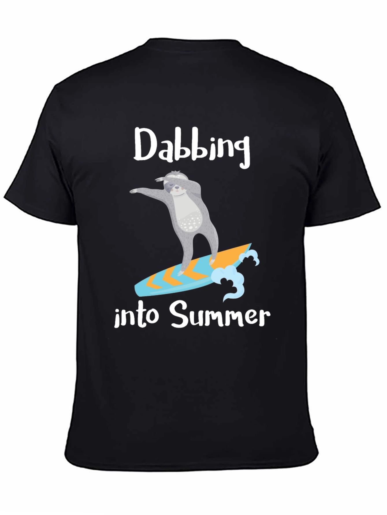 Dabbing Sloth Summer T-Shirt - Surfing Tee