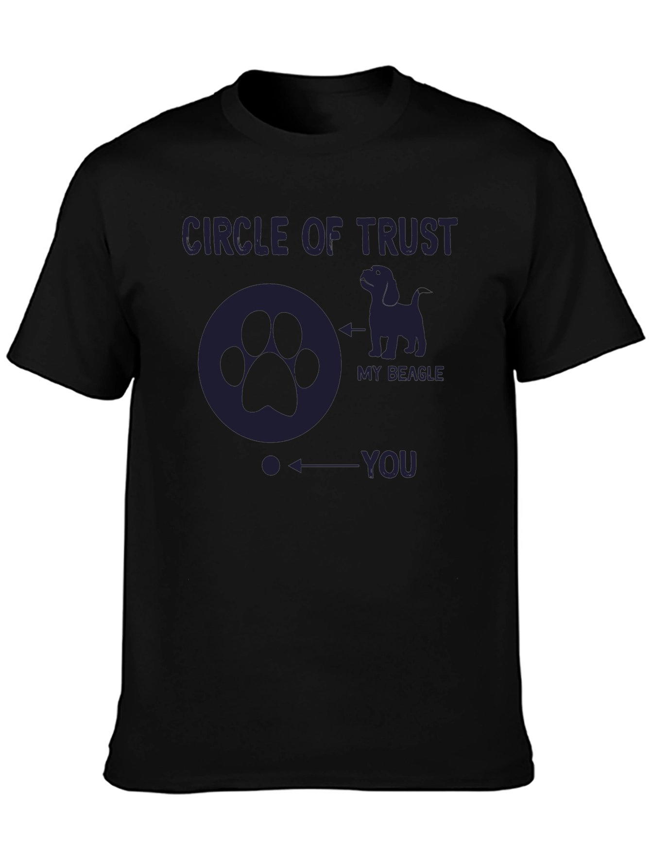 Circle of Trust Beagle T-Shirt Funny Dog Lover Tee