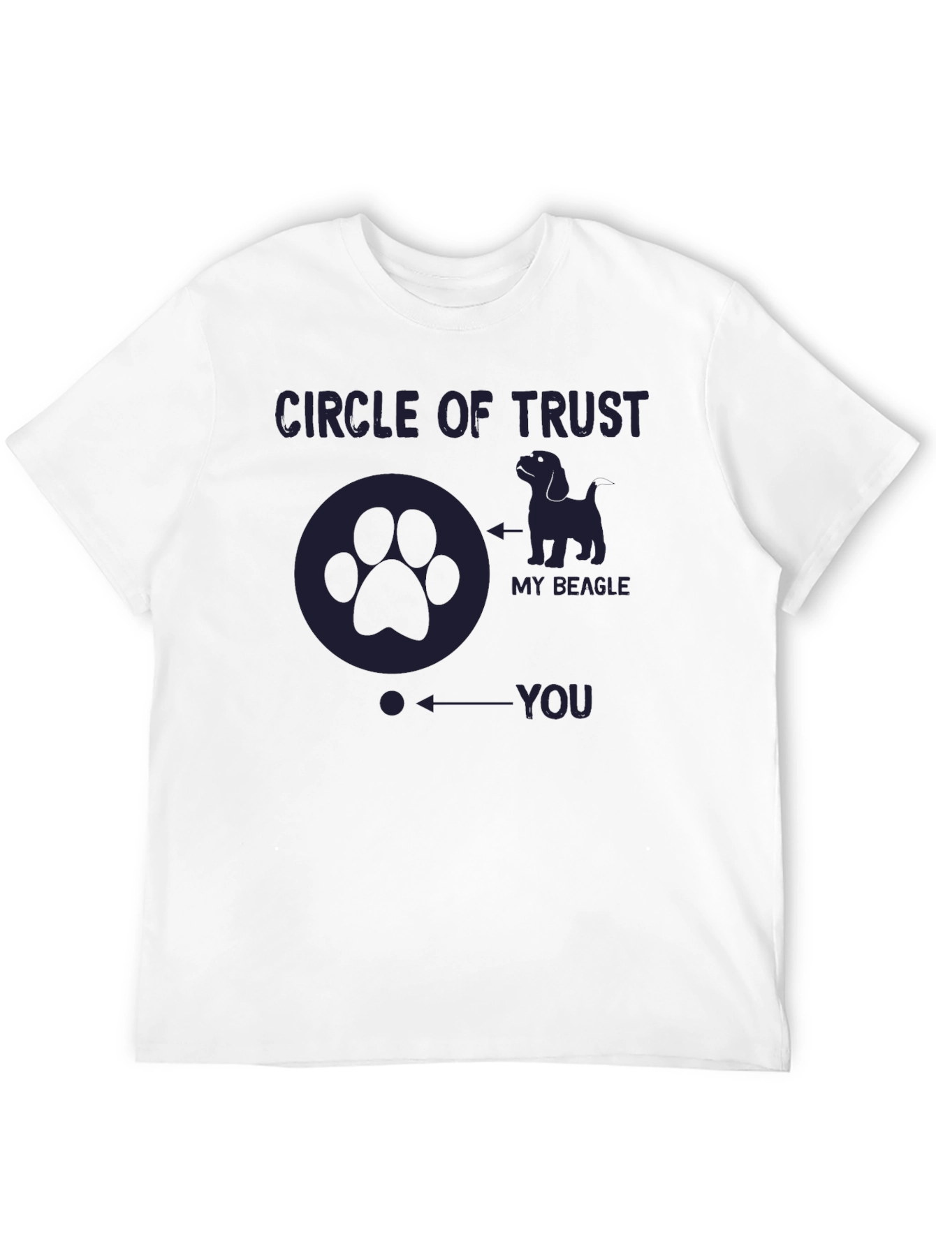 Circle of Trust Beagle T-Shirt Funny Dog Lover Tee