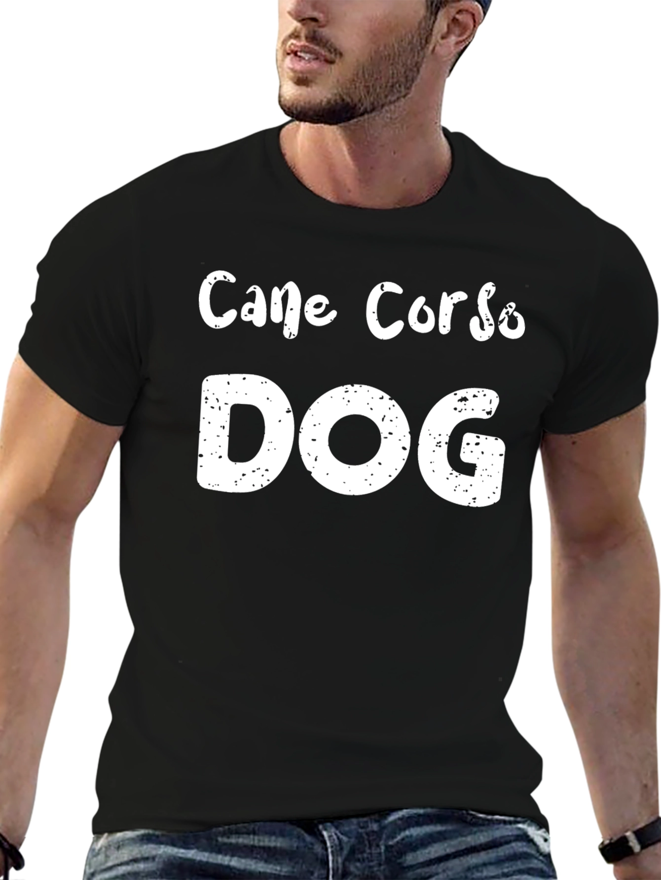 Cane Corso Dog T-Shirt Black