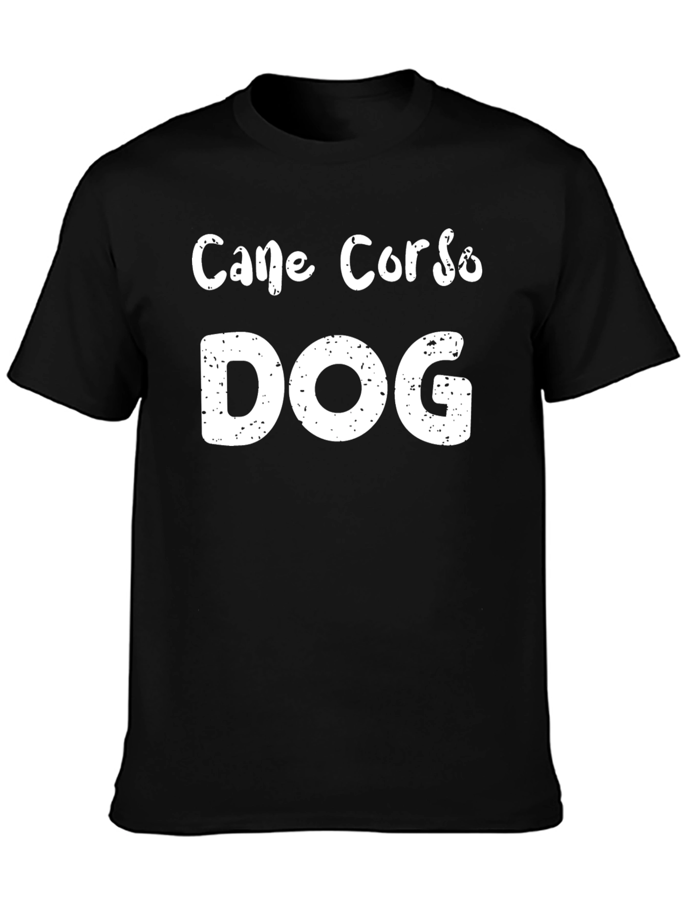 Cane Corso Dog T-Shirt Black