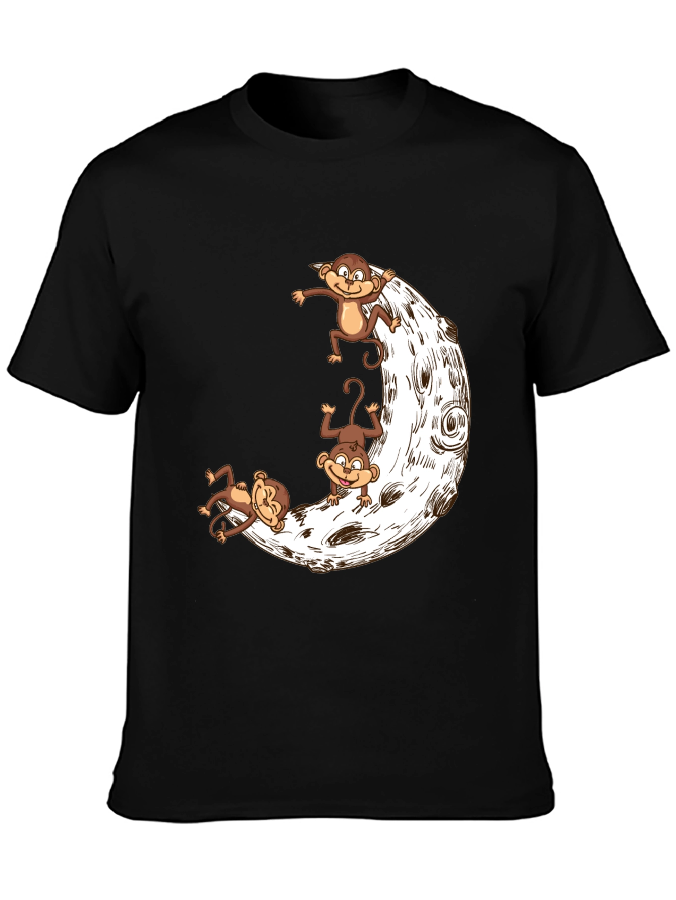 Monkey Moon Graphic Tee - Fun & Unique Design