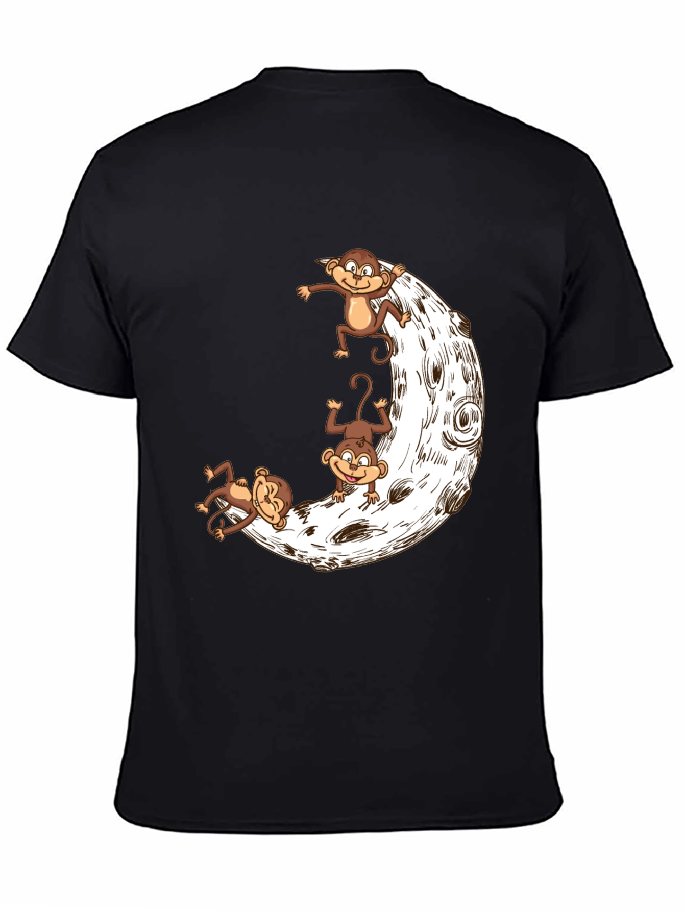 Monkey Moon Graphic Tee - Fun & Unique Design