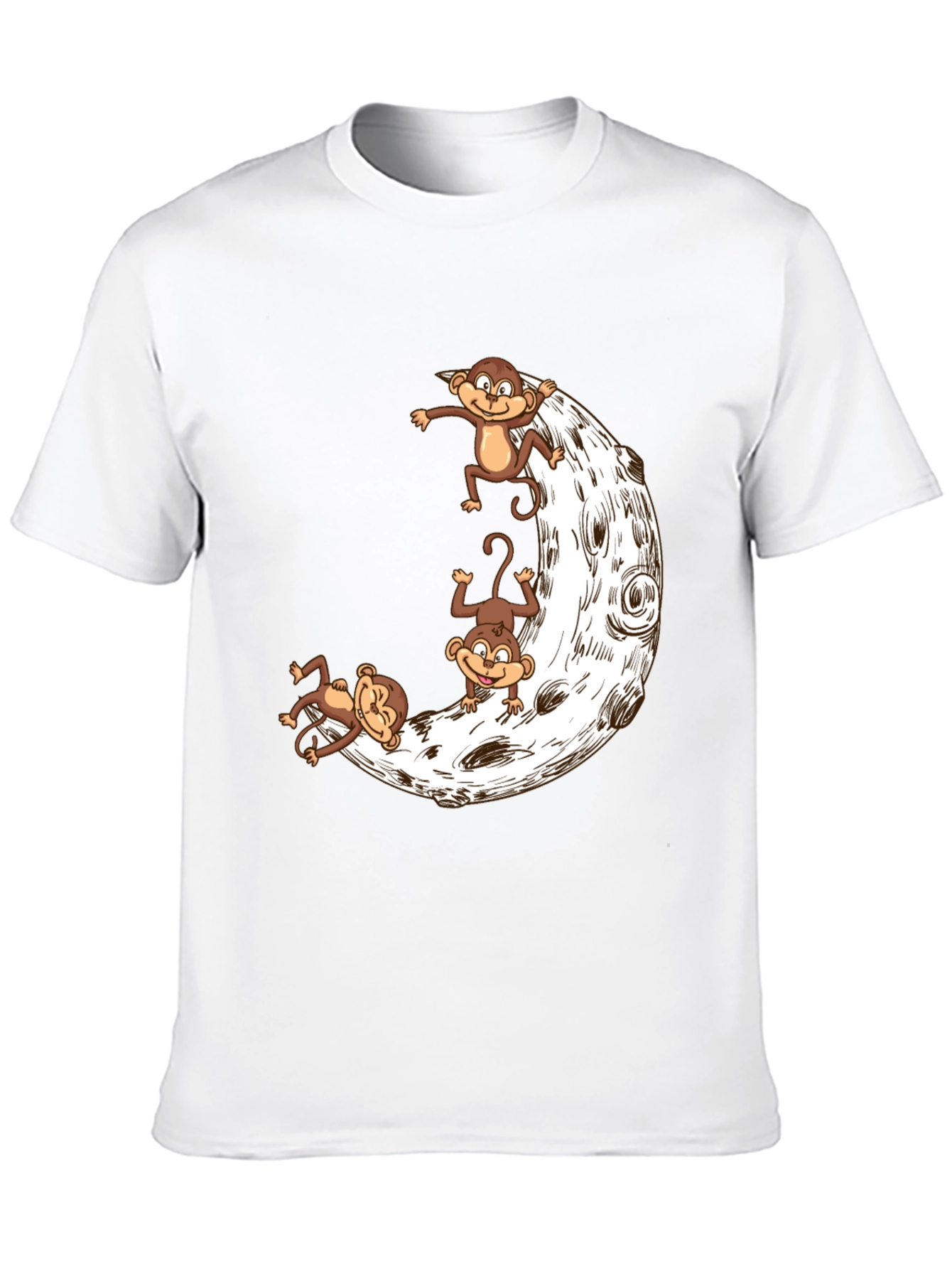 Monkey Moon Graphic Tee - Fun & Unique Design