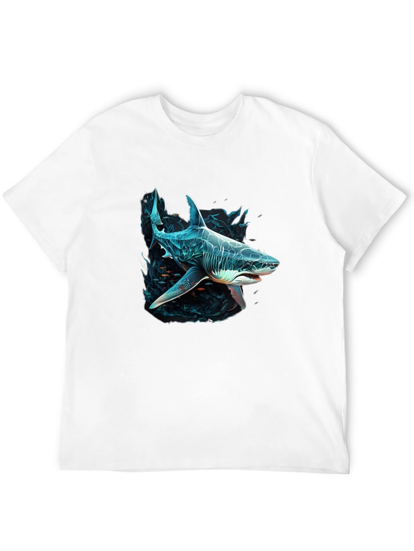 Shark Graphic Tee - Cool Ocean Design