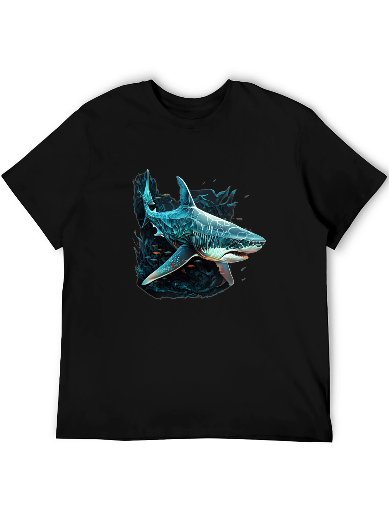Shark Graphic Tee - Cool Ocean Design