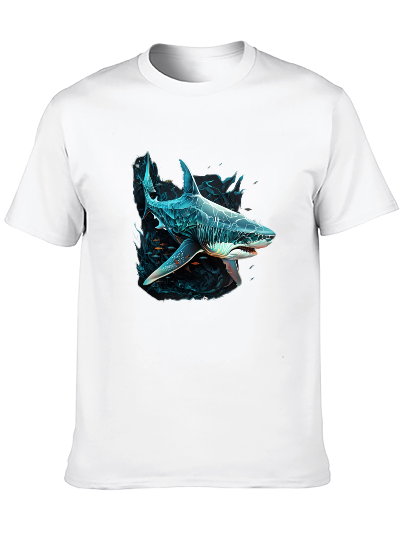 Shark Graphic Tee - Cool Ocean Design
