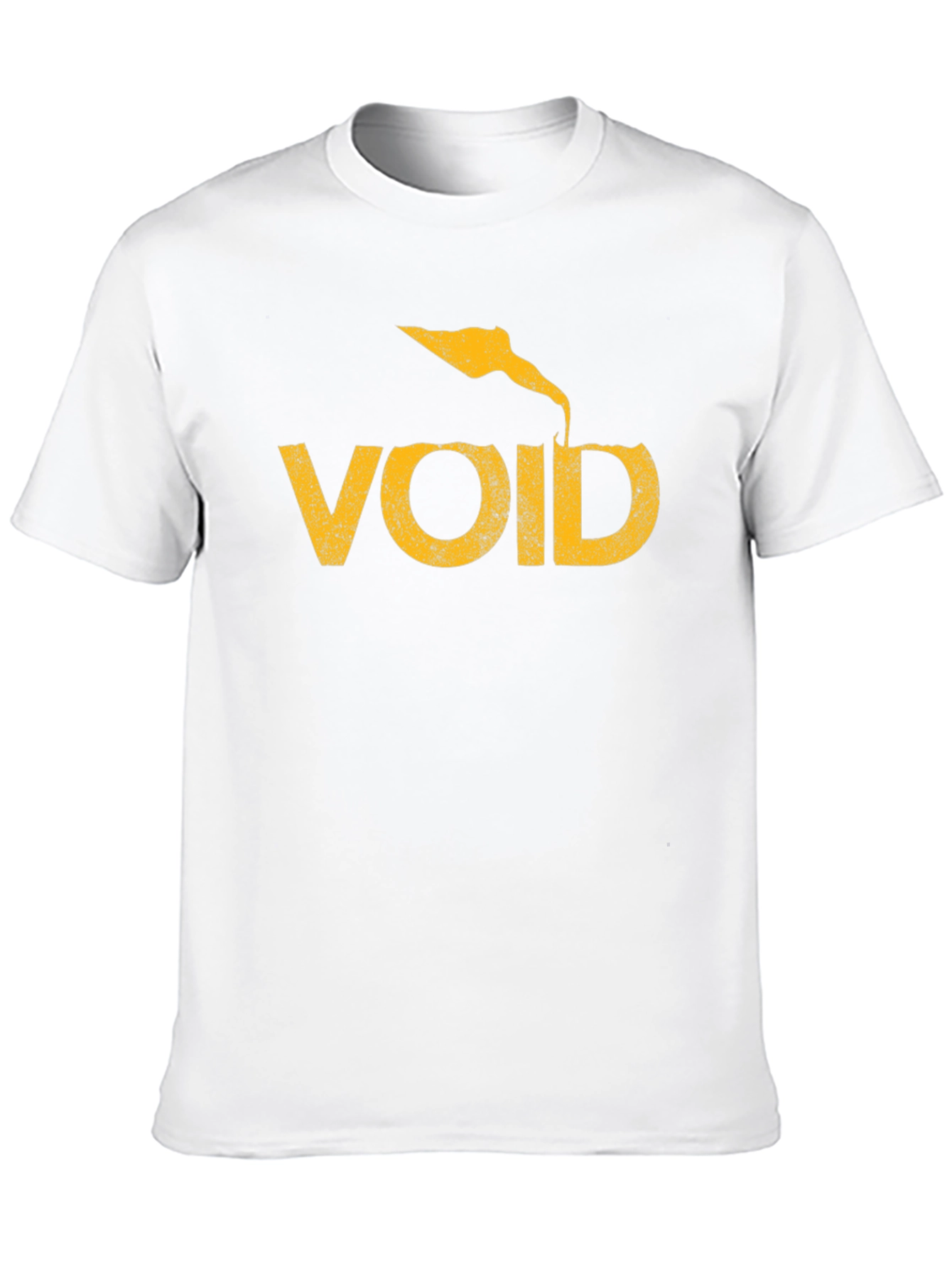 Void Graphic Tee - Black Cotton T-Shirt