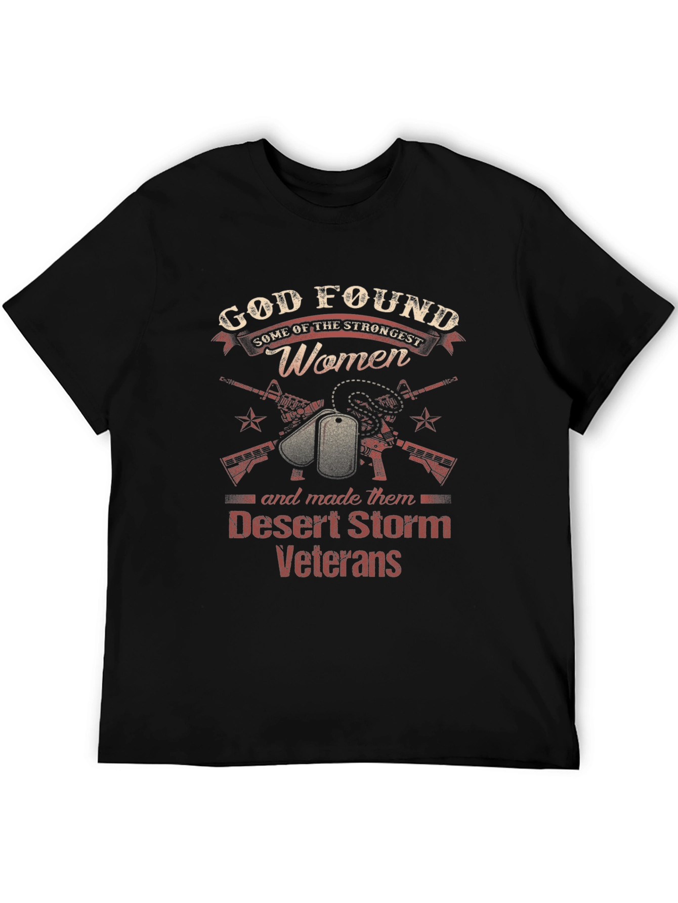 Desert Storm Veteran Womens Graphic T-Shirt