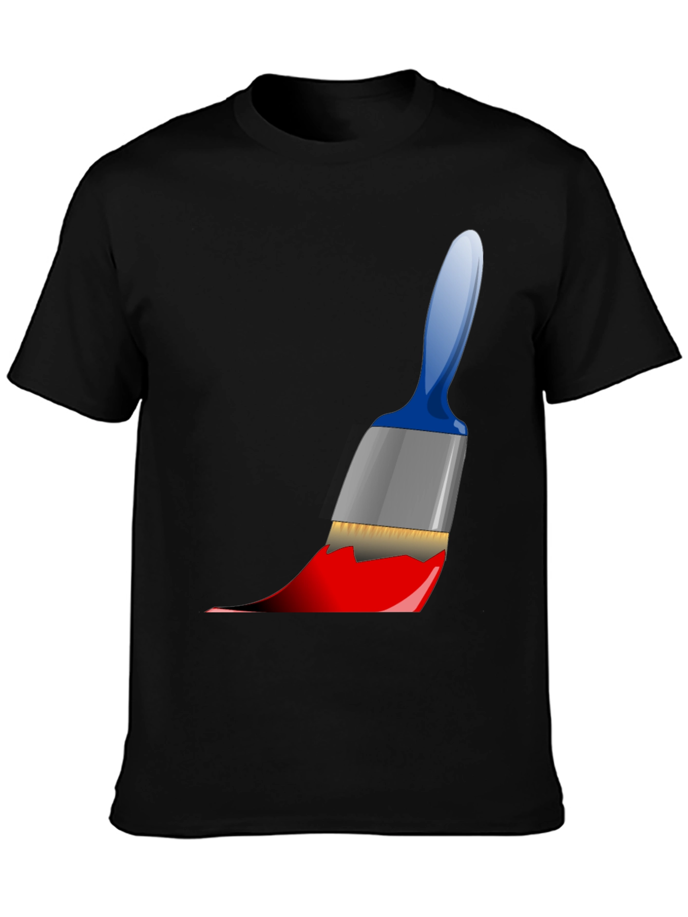 Paint Brush Graphic Tee - Artist Style