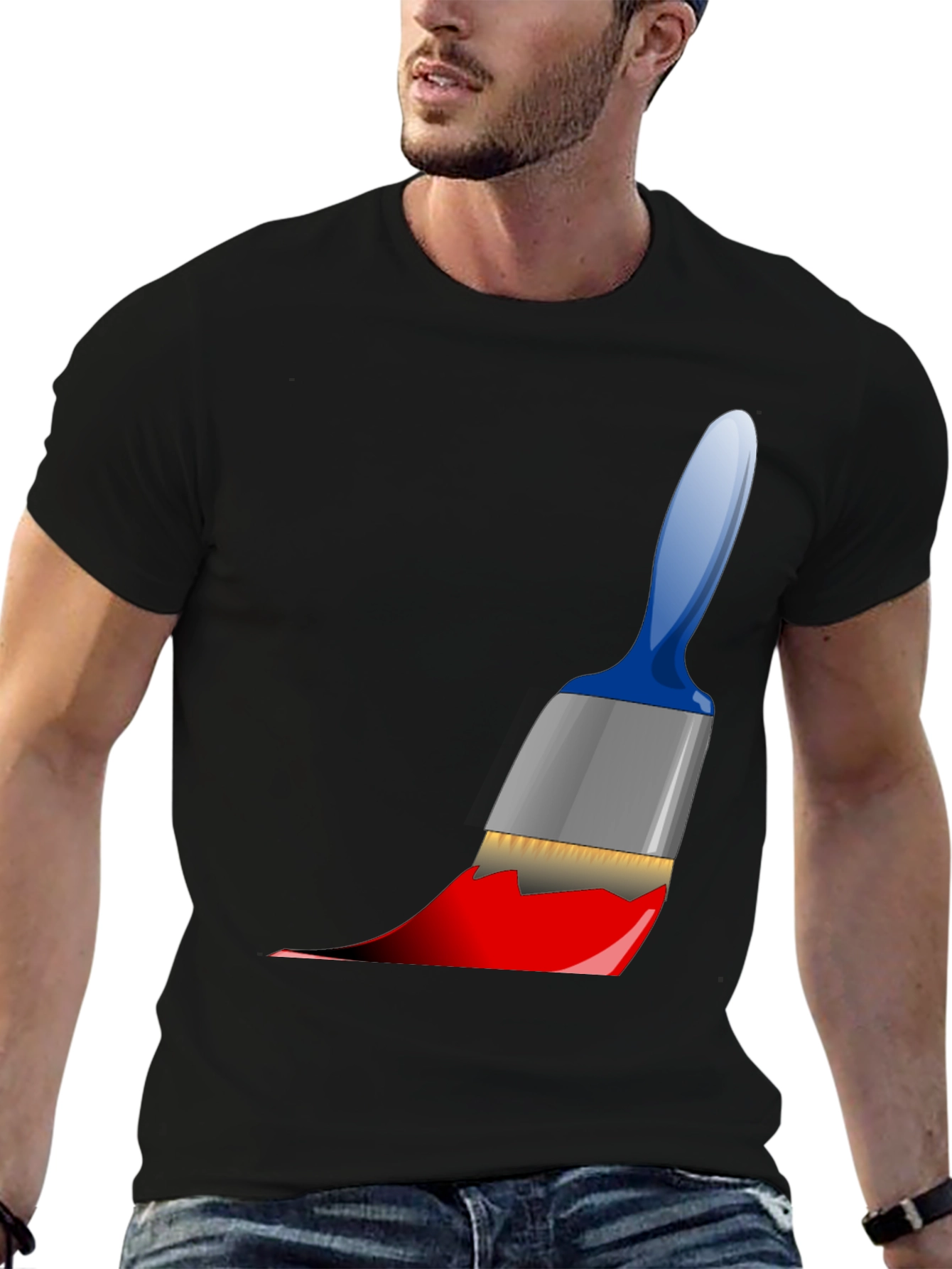 Paint Brush Graphic Tee - Artist Style