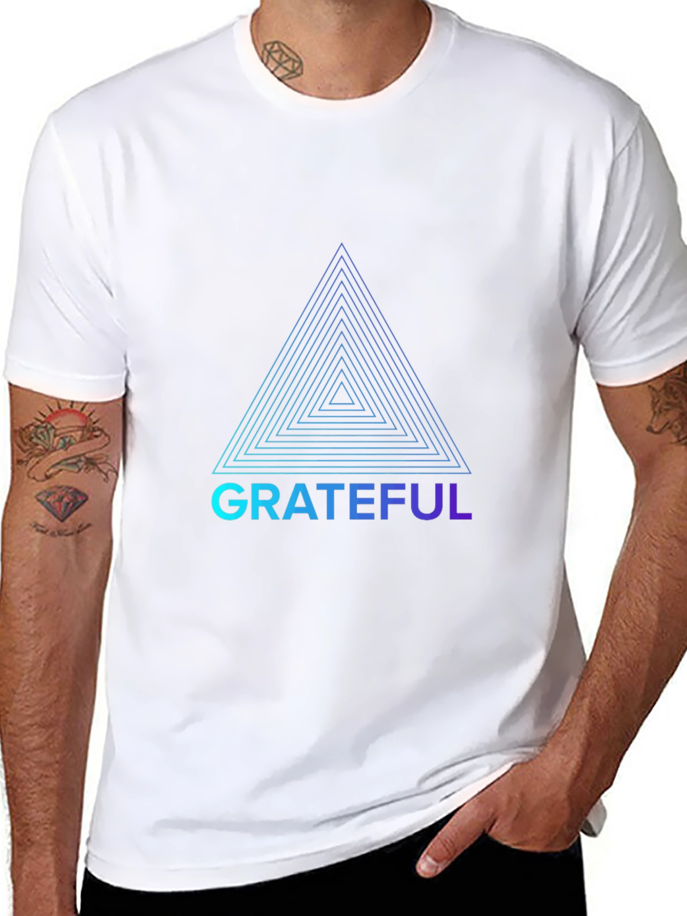 Grateful Graphic Tee - Black T-Shirt