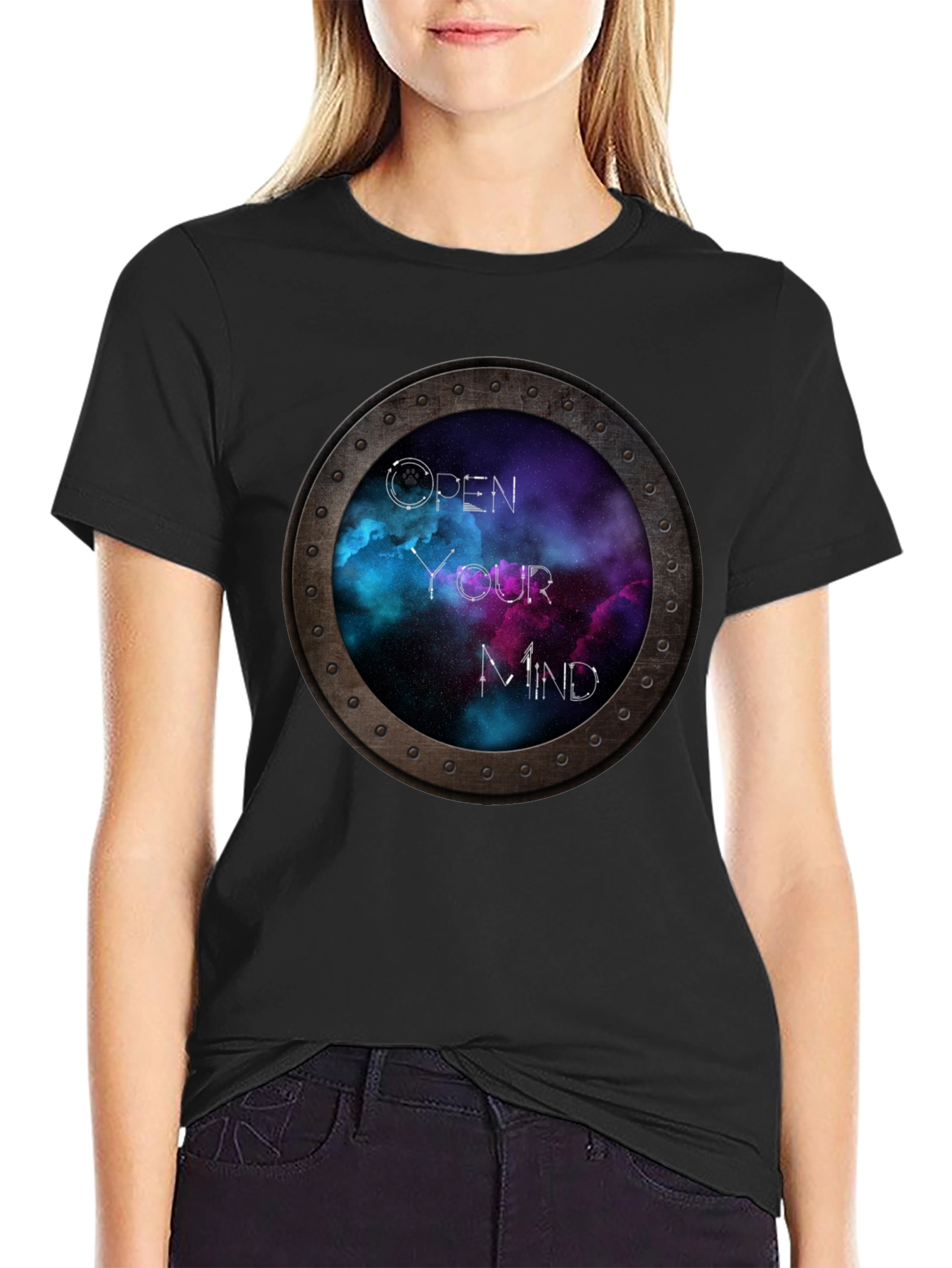 Open Your Mind Galaxy T-Shirt - Unique Space Tee