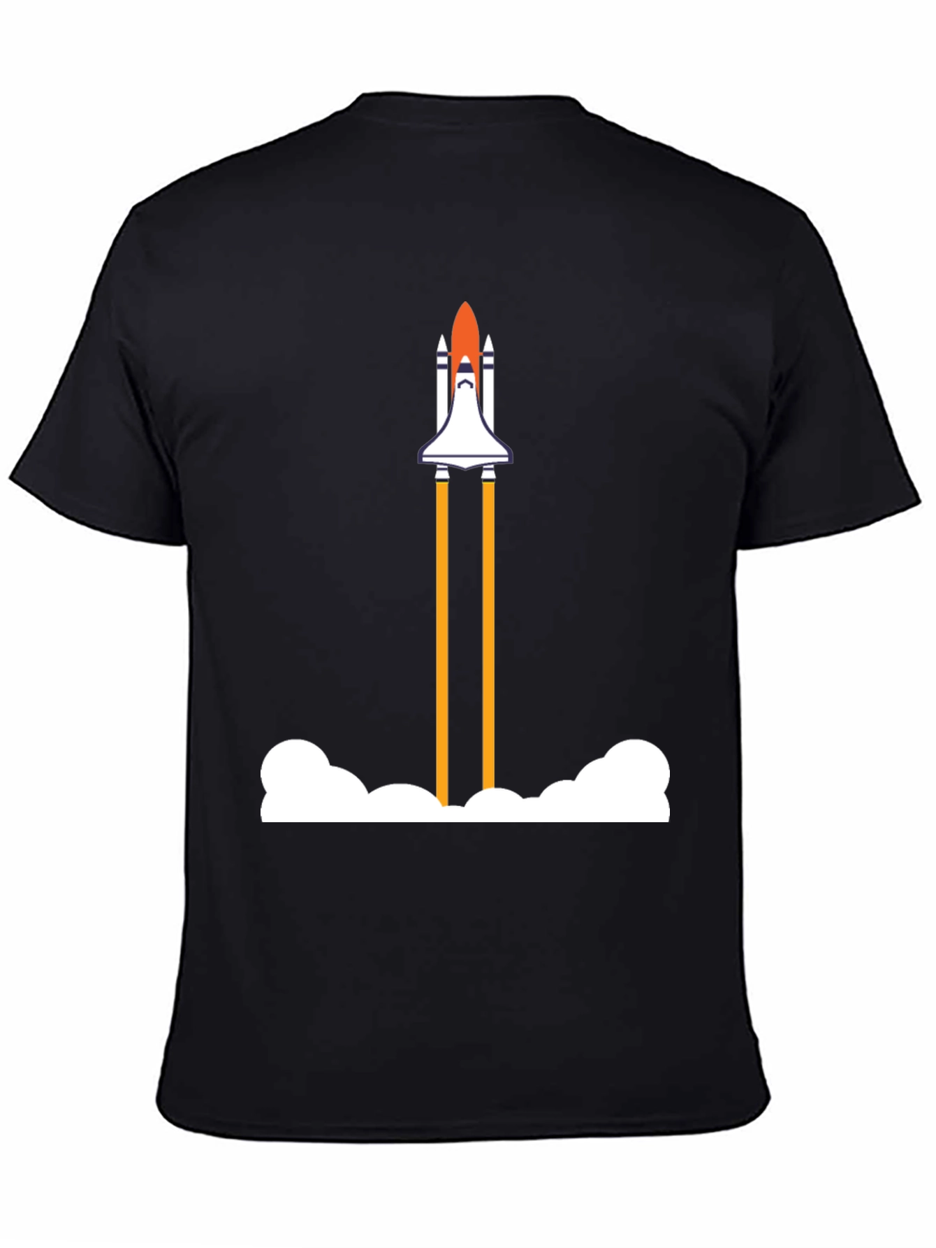 Rocket Launch Graphic Tee - Cool Space Shuttle Shirt