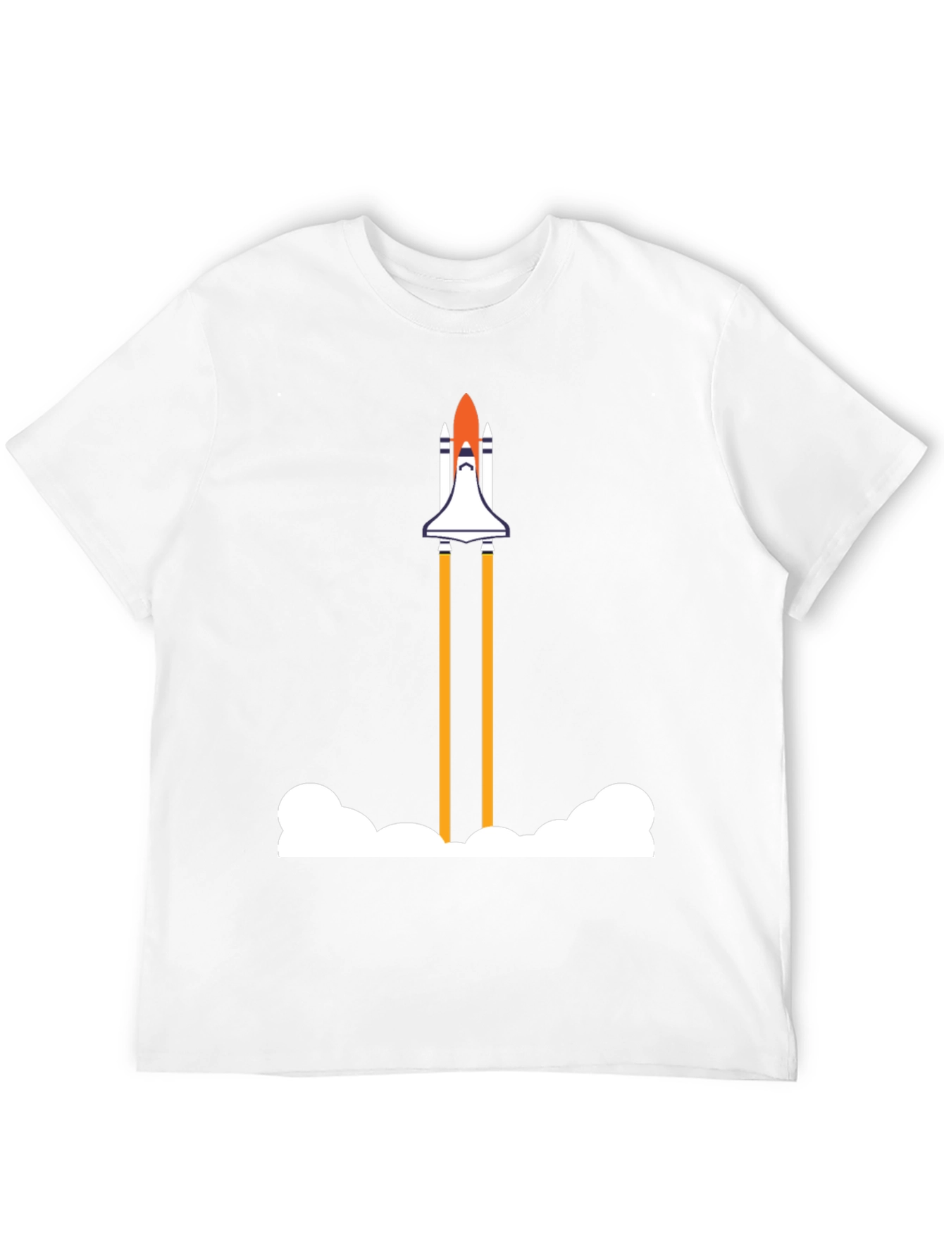 Rocket Launch Graphic Tee - Cool Space Shuttle Shirt