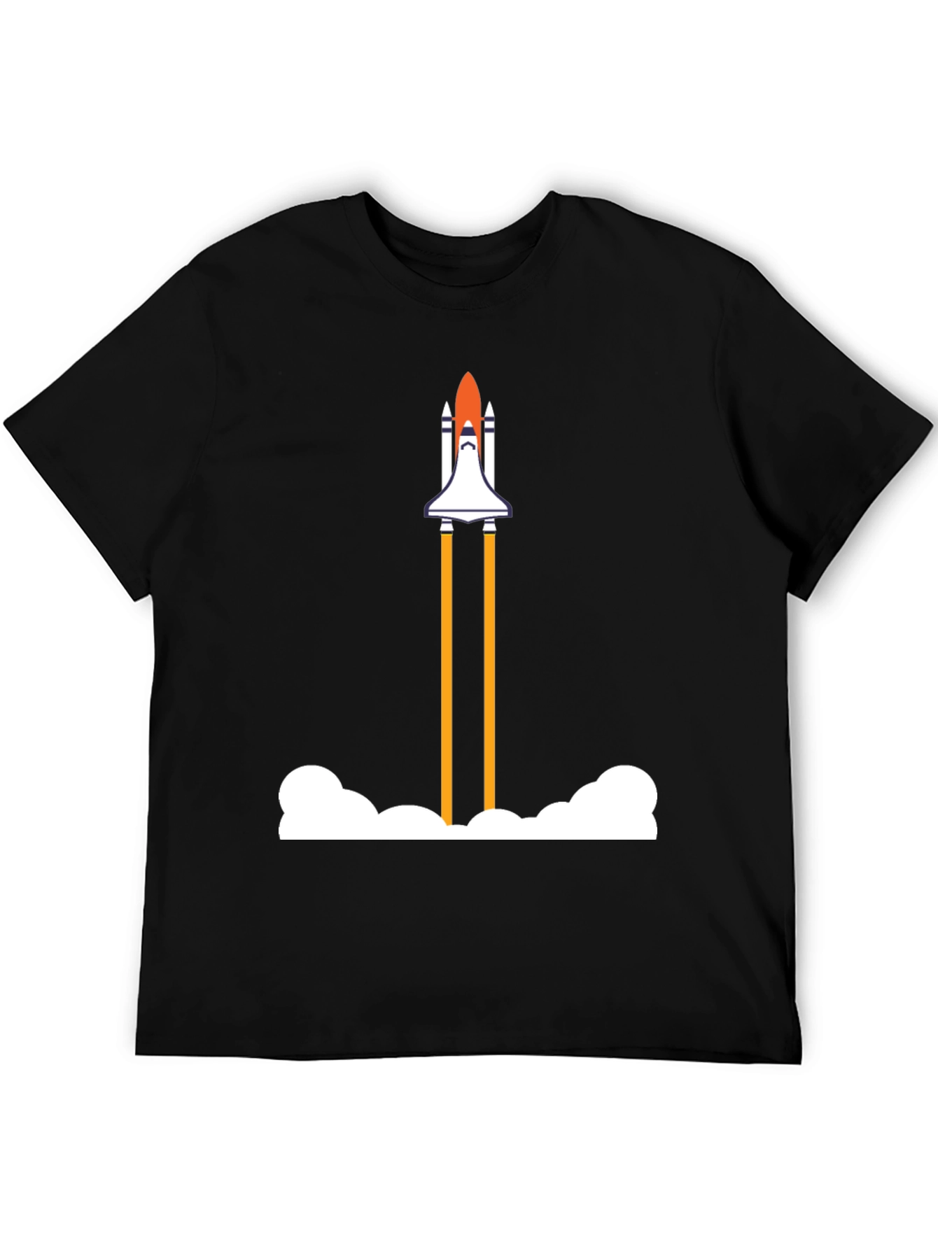 Rocket Launch Graphic Tee - Cool Space Shuttle Shirt