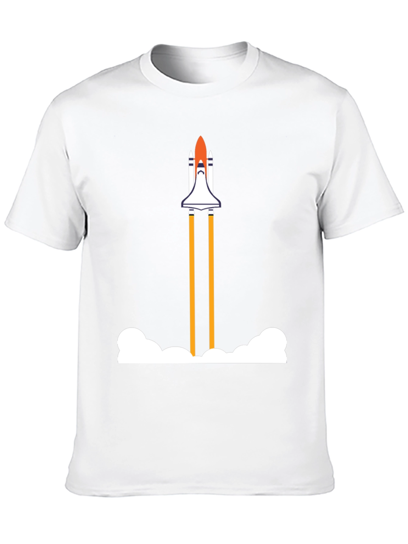 Rocket Launch Graphic Tee - Cool Space Shuttle Shirt