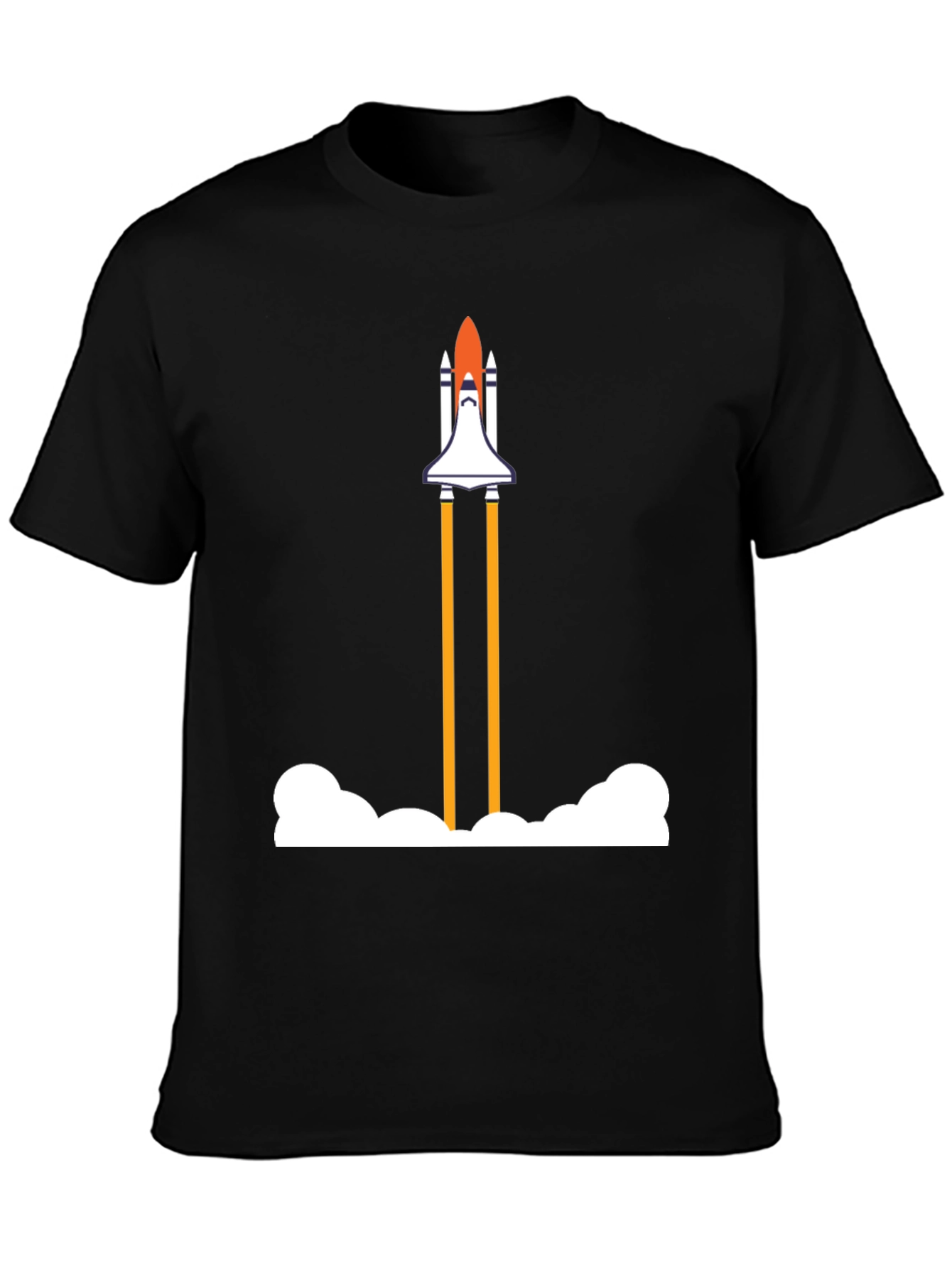 Rocket Launch Graphic Tee - Cool Space Shuttle Shirt