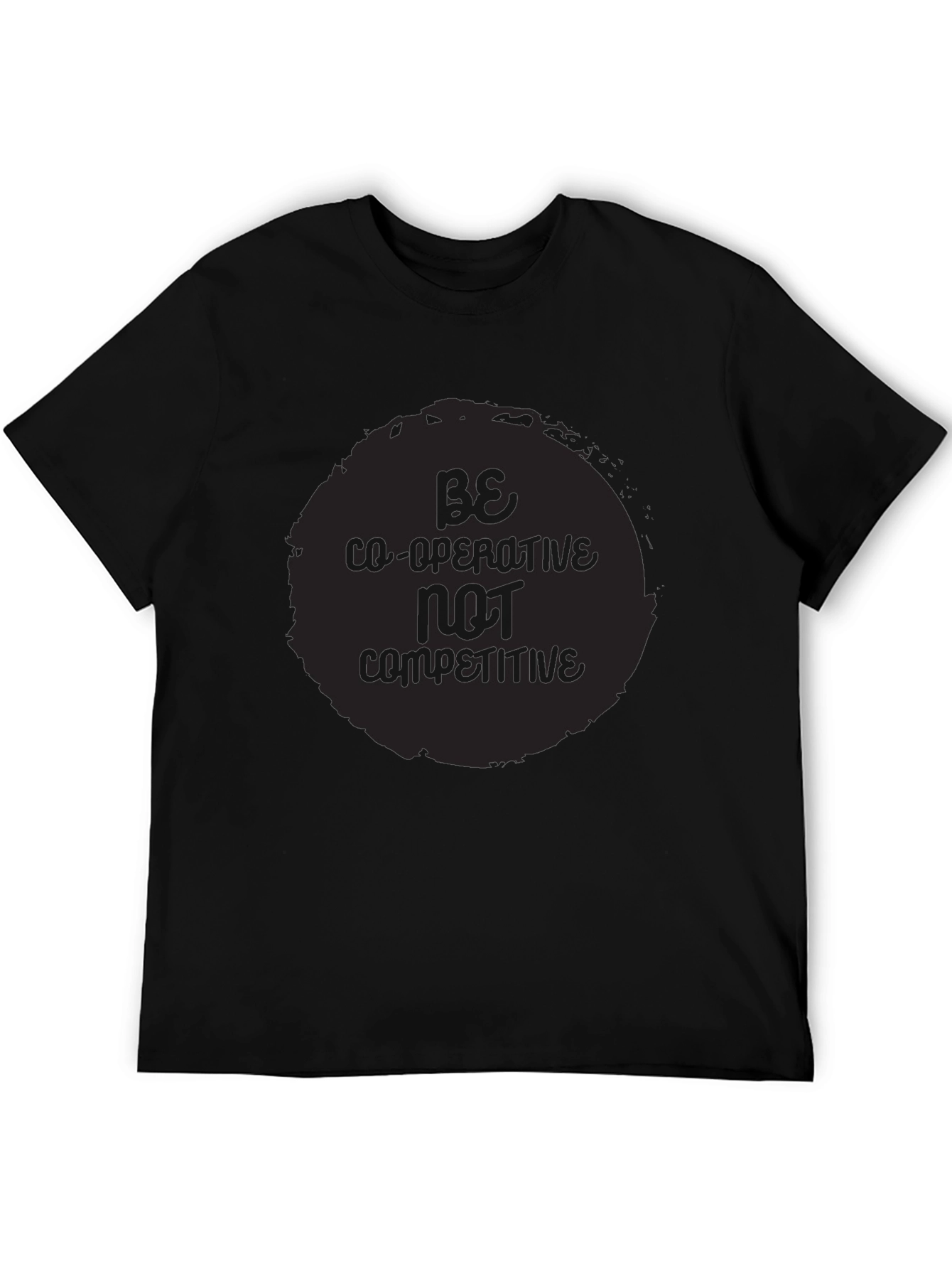 Cooperative Spirit Black Crewneck T-Shirt