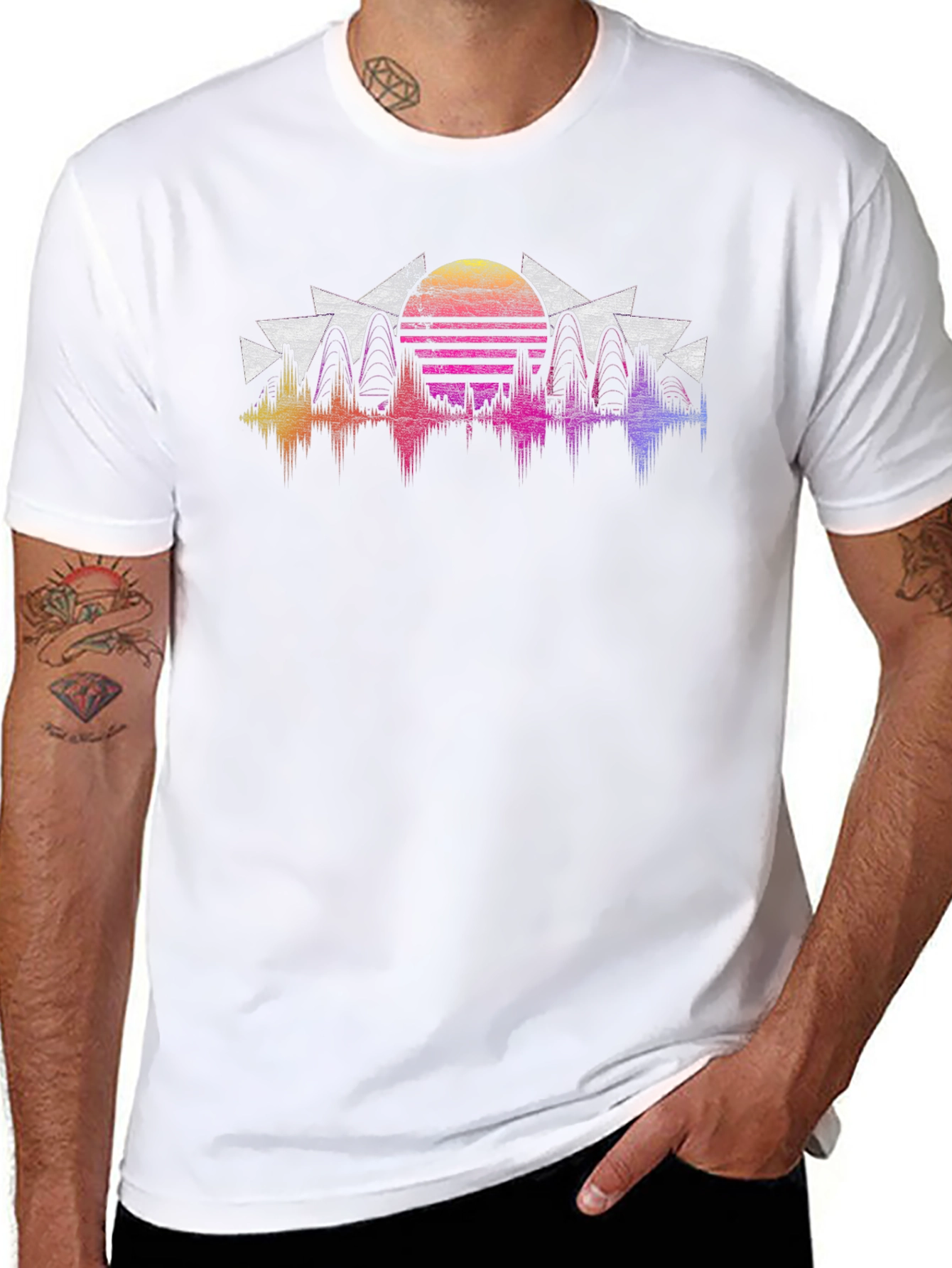 Retro Sunset Graphic Tee