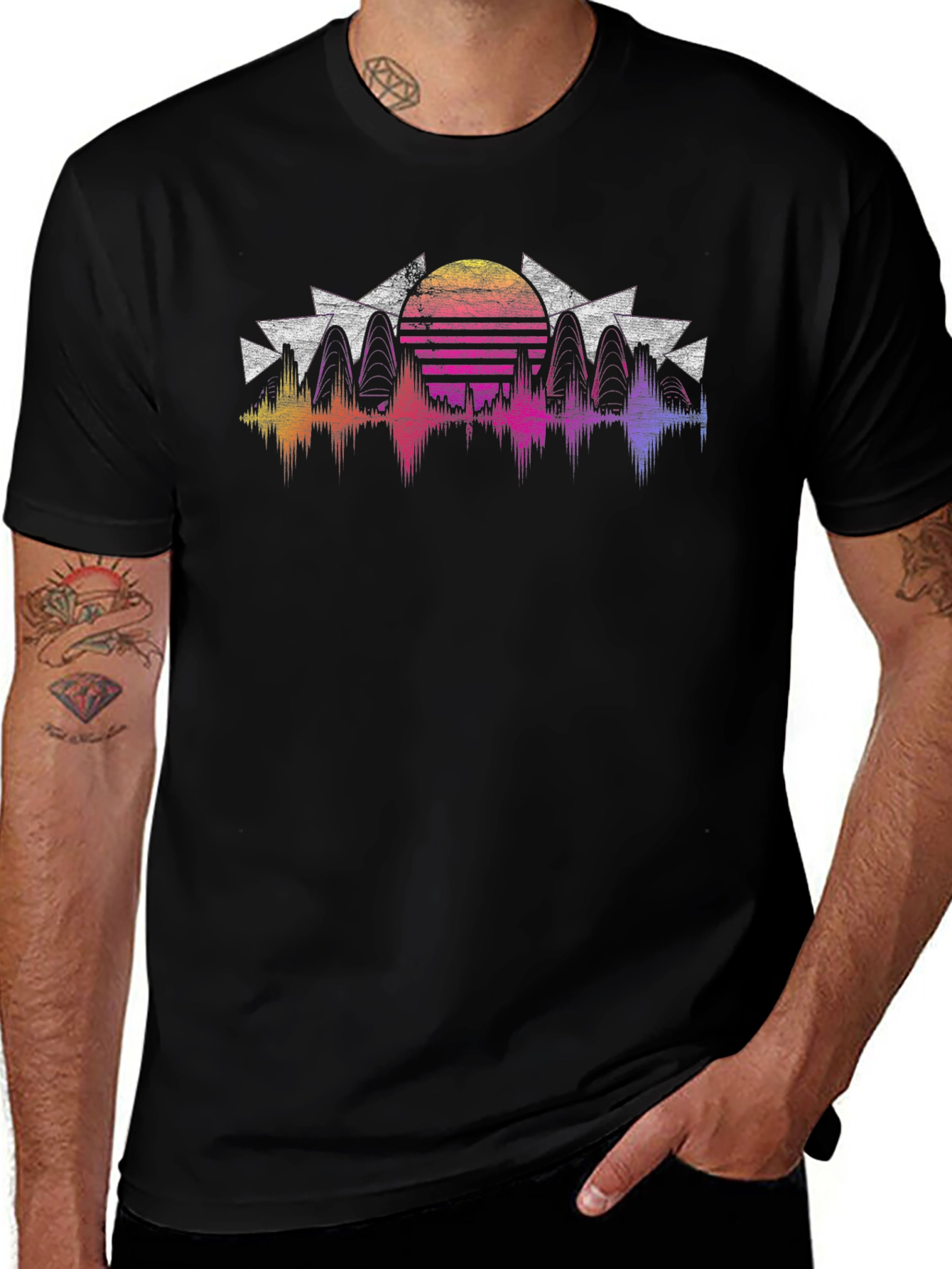 Retro Sunset Graphic Tee