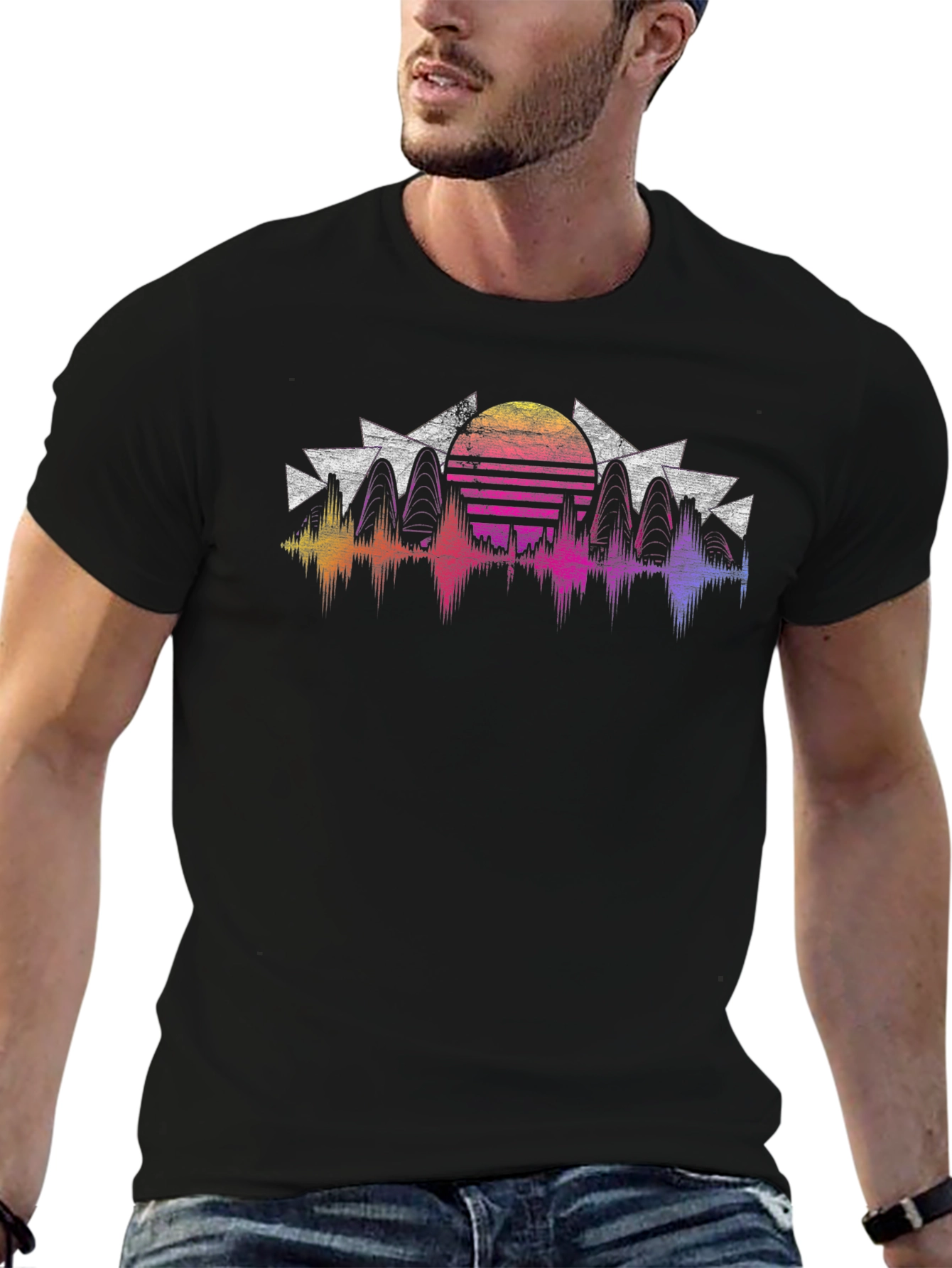 Retro Sunset Graphic Tee