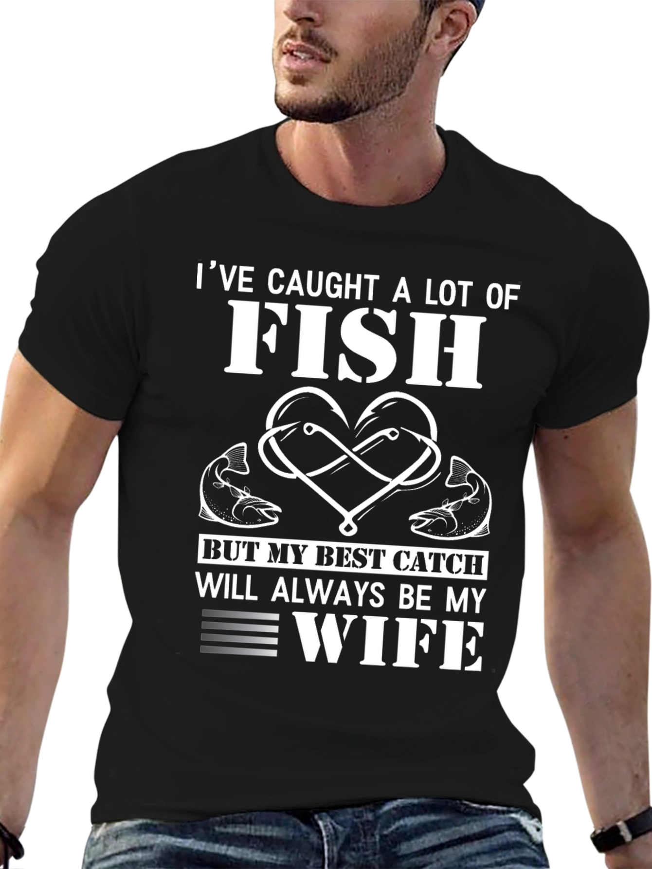 Fishing Enthusiast T-Shirt - Best Catch Wife Tee