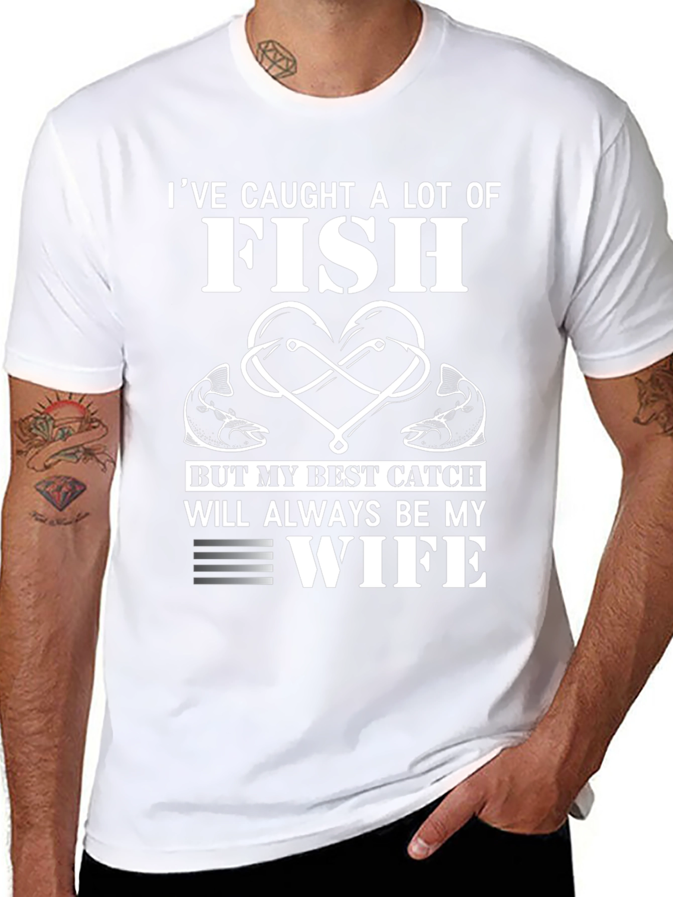 Fishing Enthusiast T-Shirt - Best Catch Wife Tee