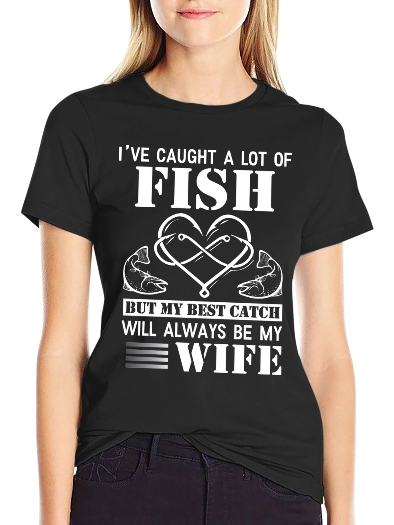 Fishing Enthusiast T-Shirt - Best Catch Wife Tee