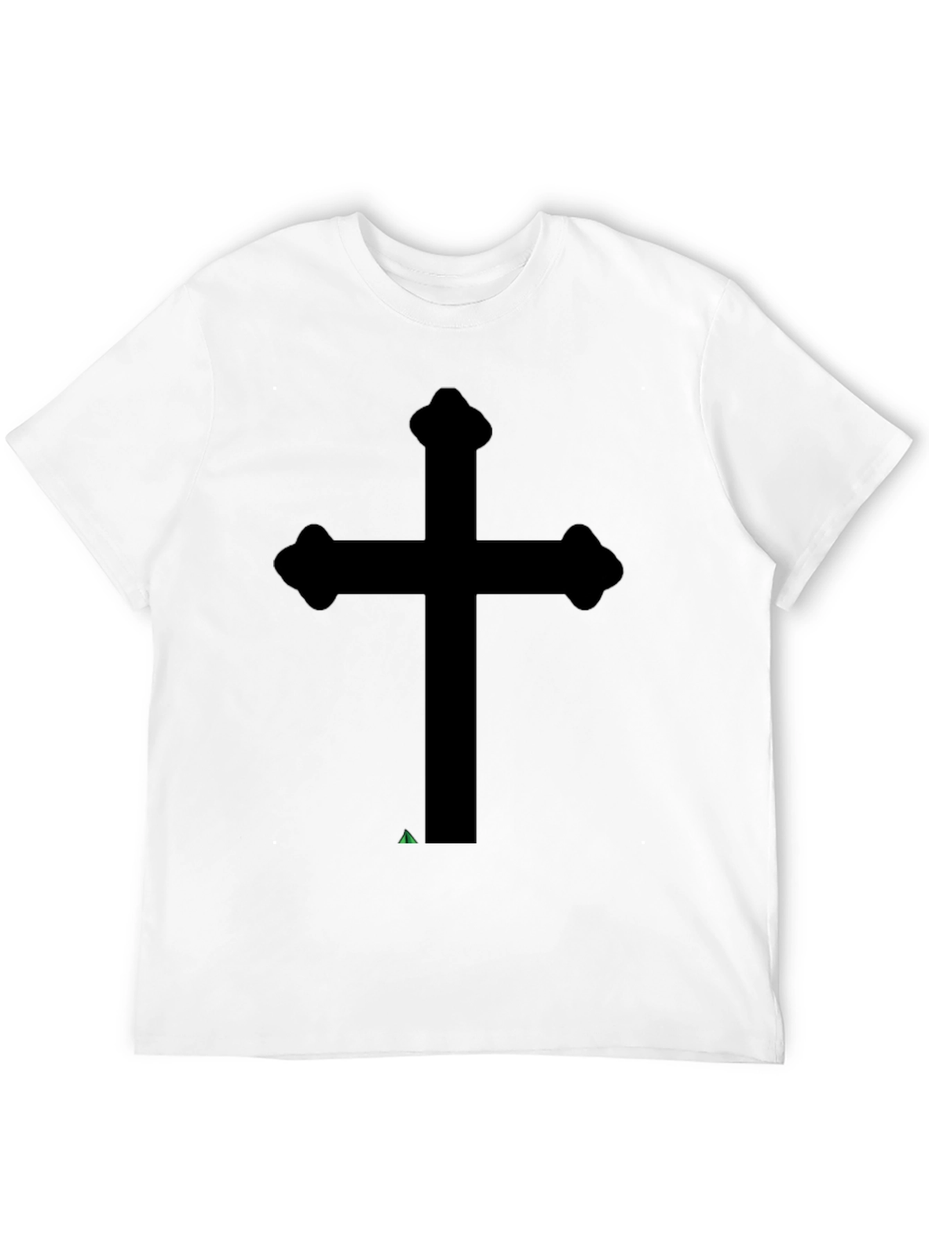 Bold Cross Graphic Tee - Classic Black T-Shirt