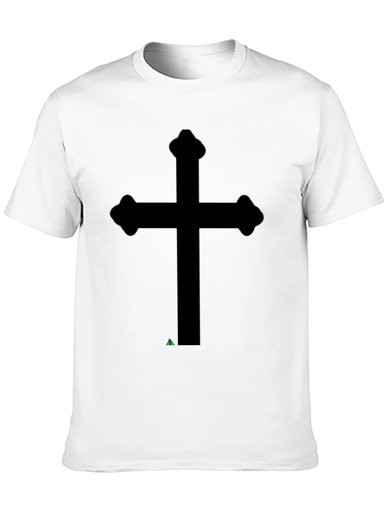 Bold Cross Graphic Tee - Classic Black T-Shirt