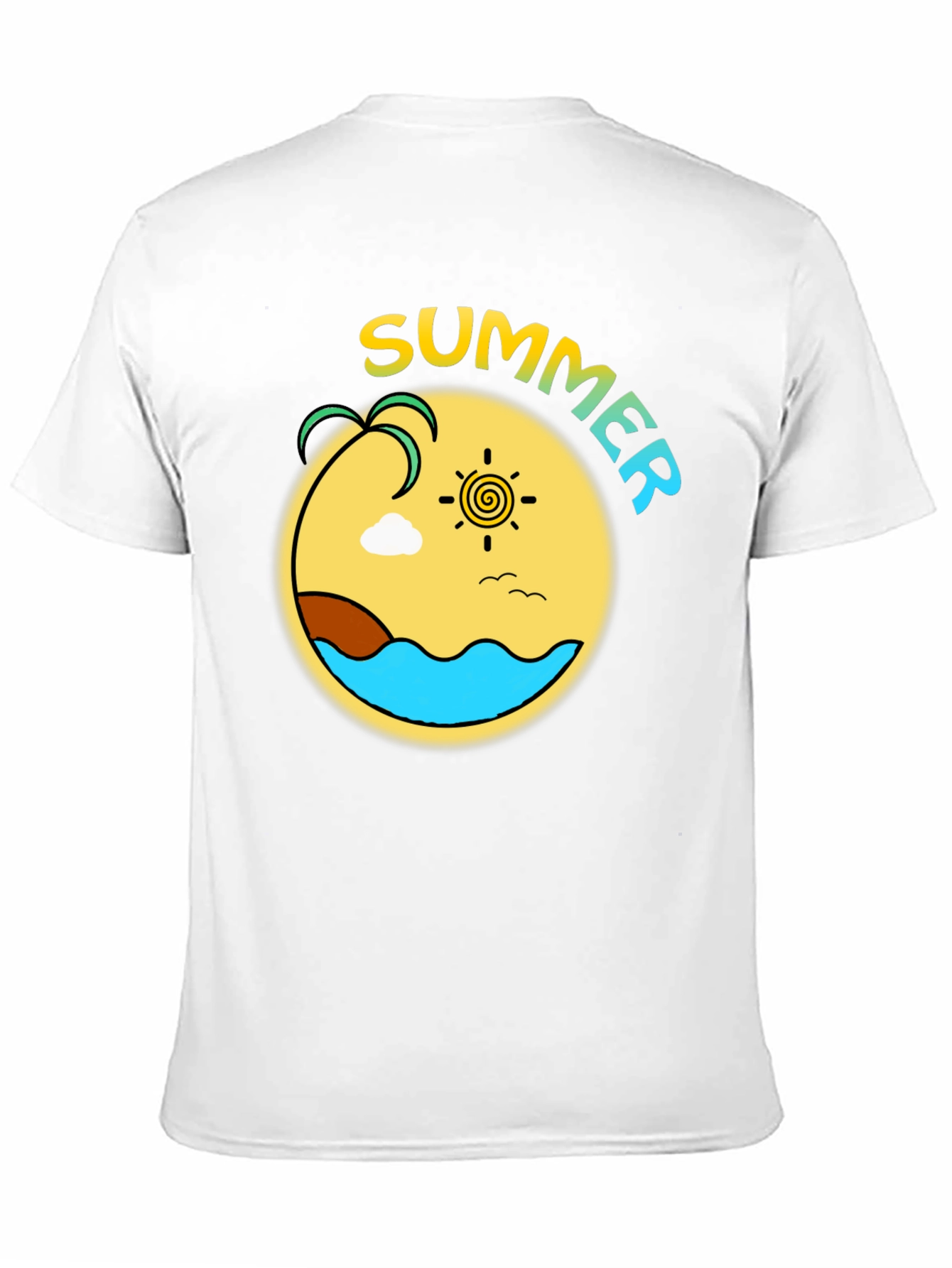 Summer Beach Graphic T-Shirt