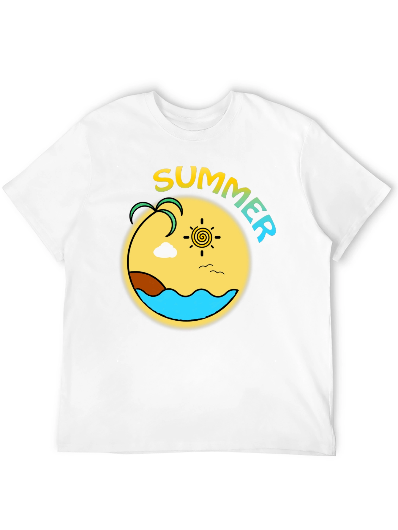 Summer Beach Graphic T-Shirt
