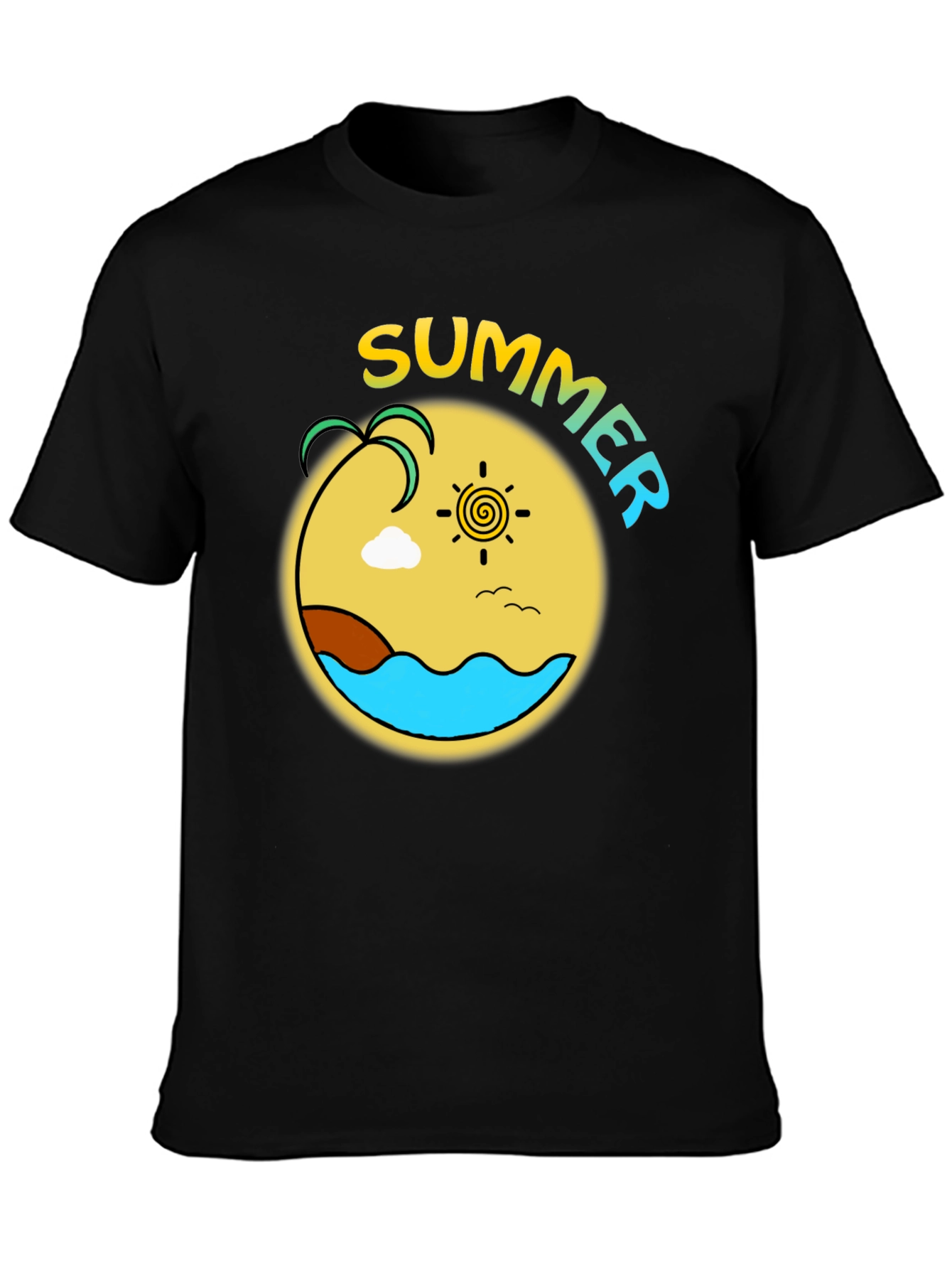Summer Beach Graphic T-Shirt