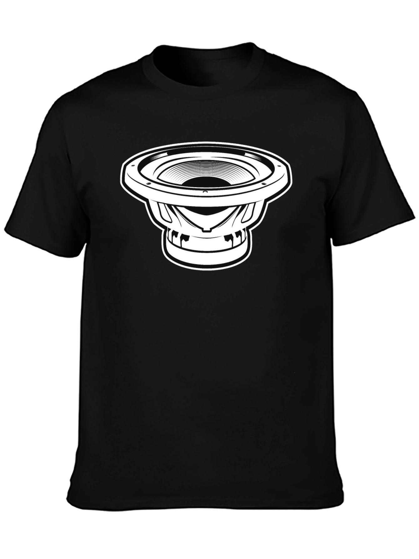Speaker Graphic Black T-Shirt