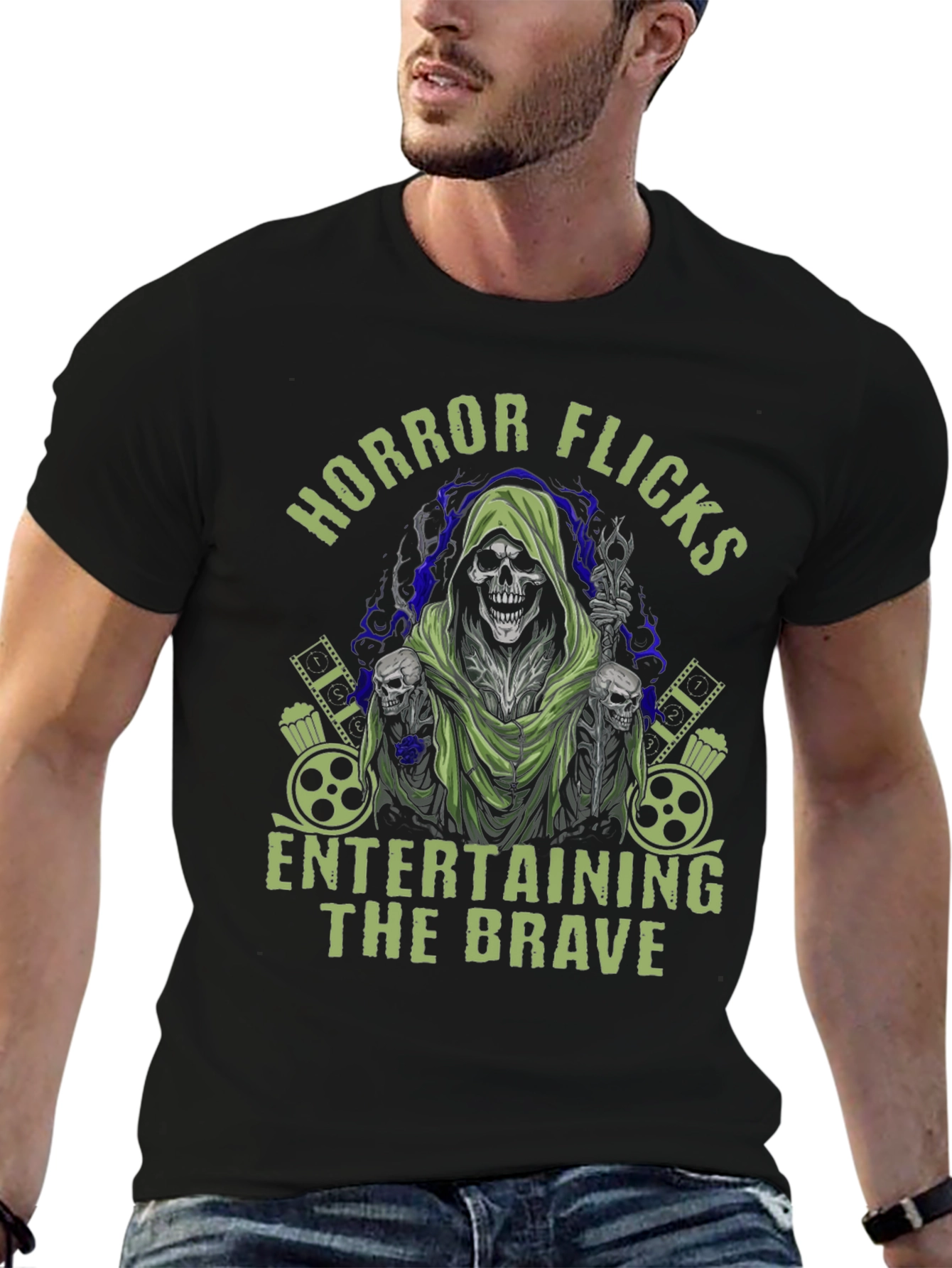 Horror Flicks Graphic T-Shirt