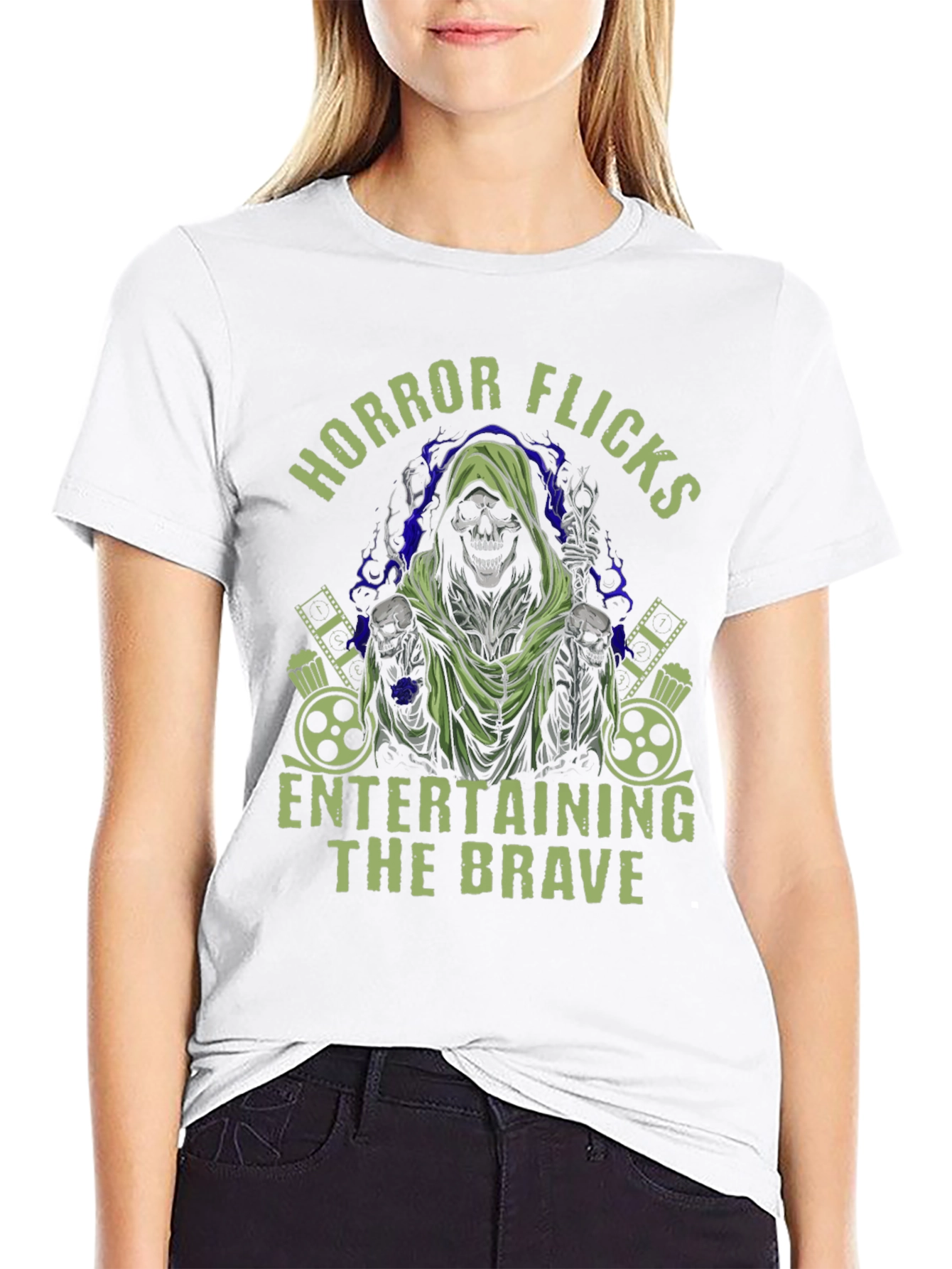 Horror Flicks Graphic T-Shirt