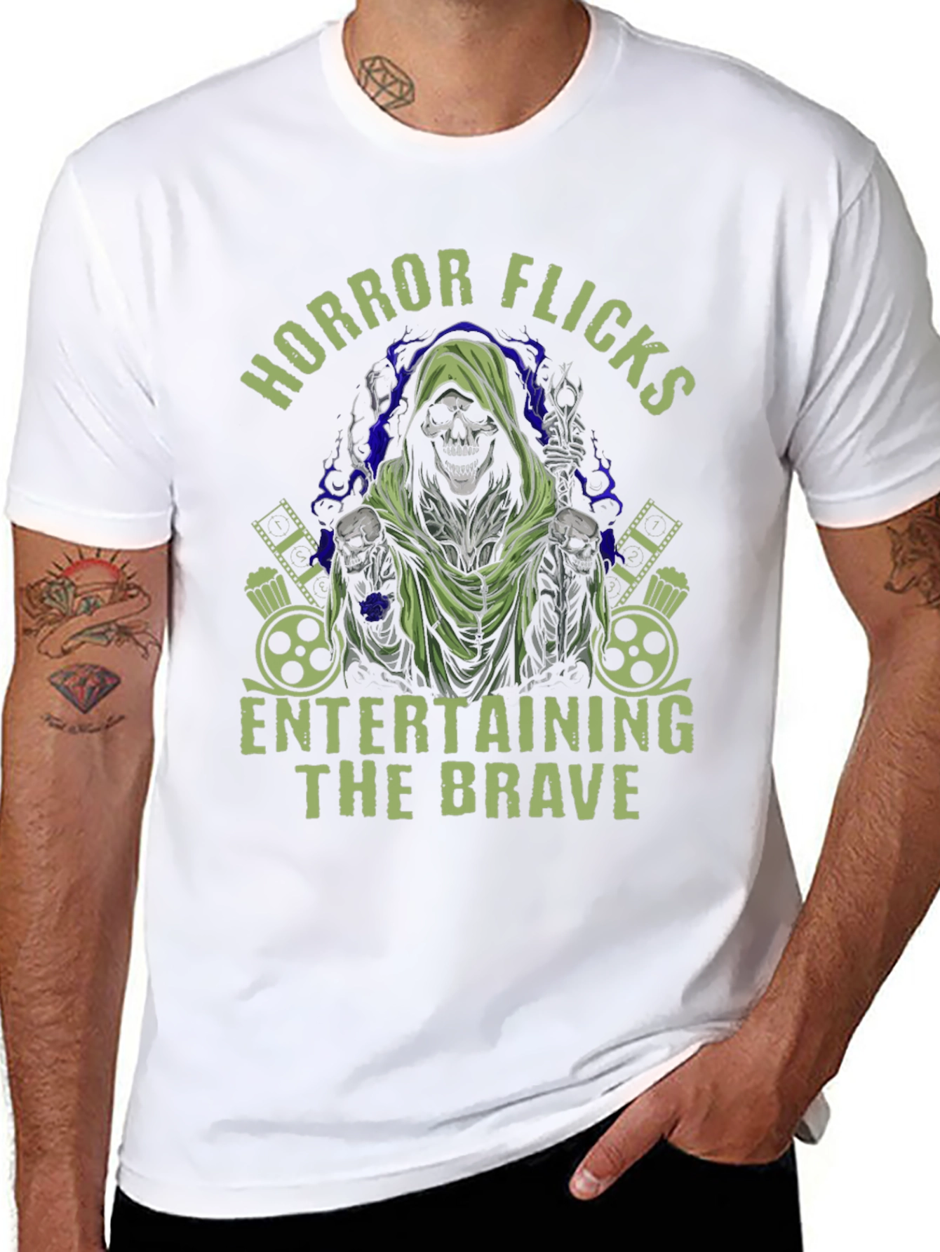 Horror Flicks Graphic T-Shirt
