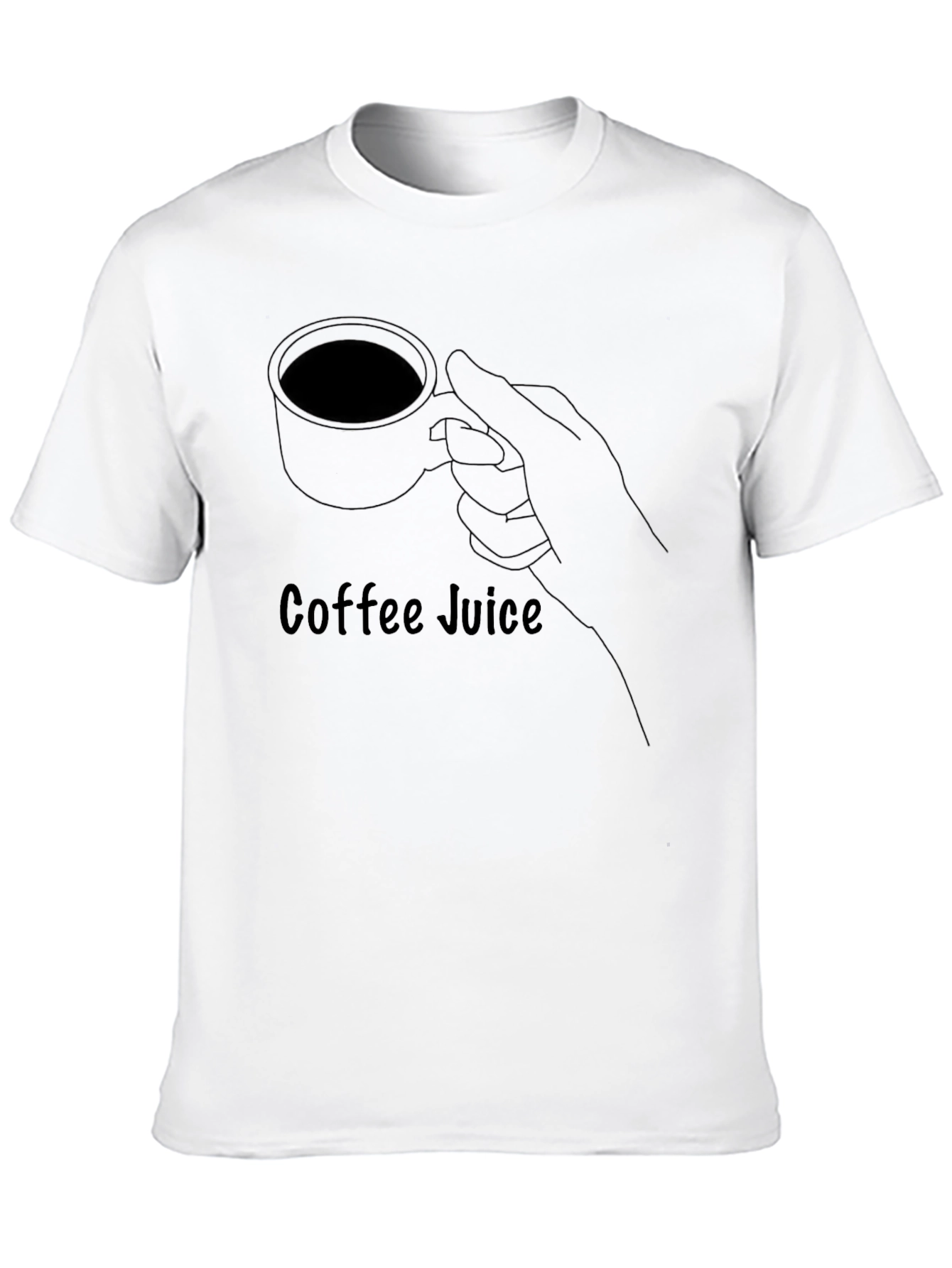 Coffee Juice Graphic Tee - Black