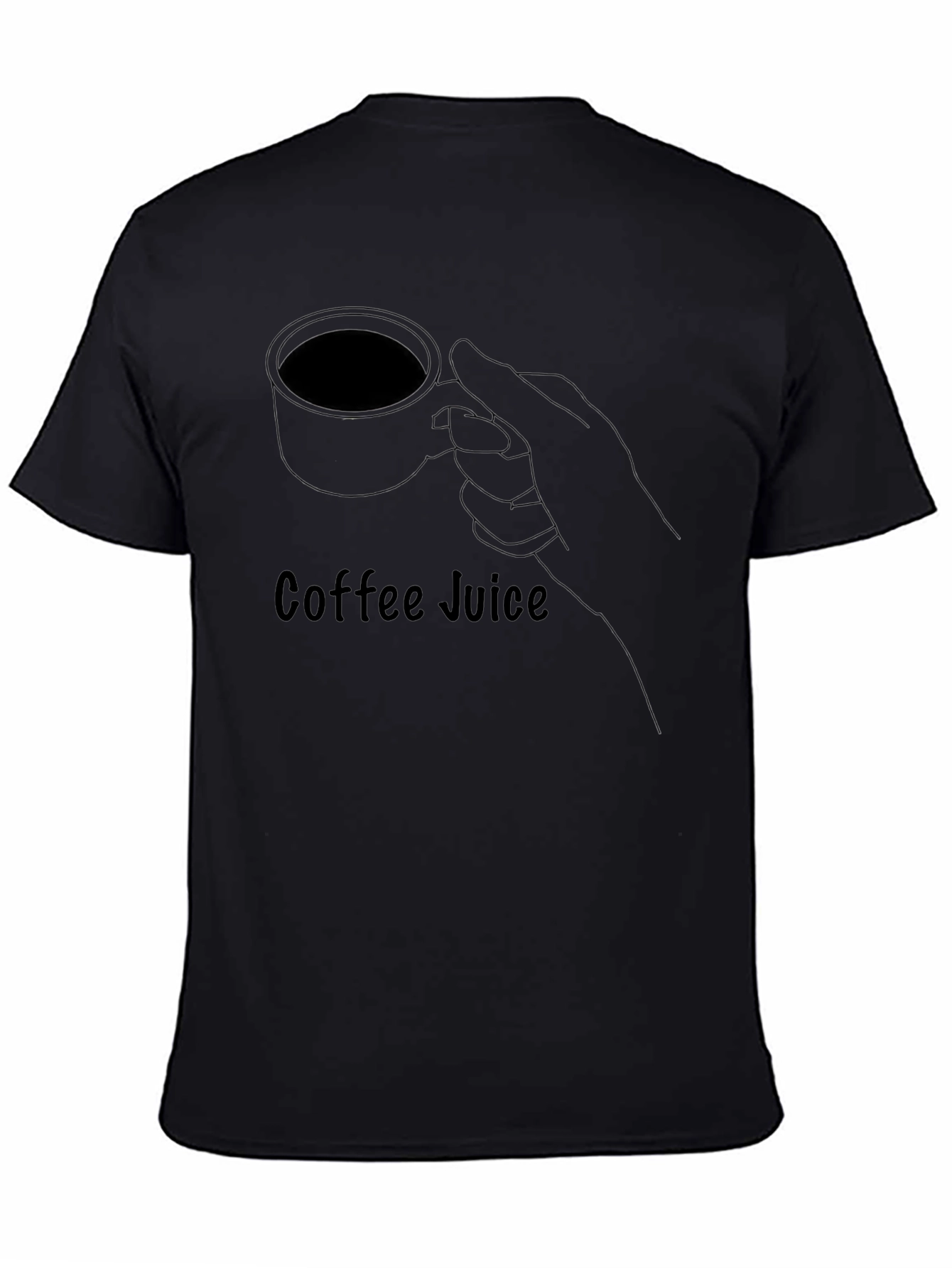 Coffee Juice Graphic Tee - Black