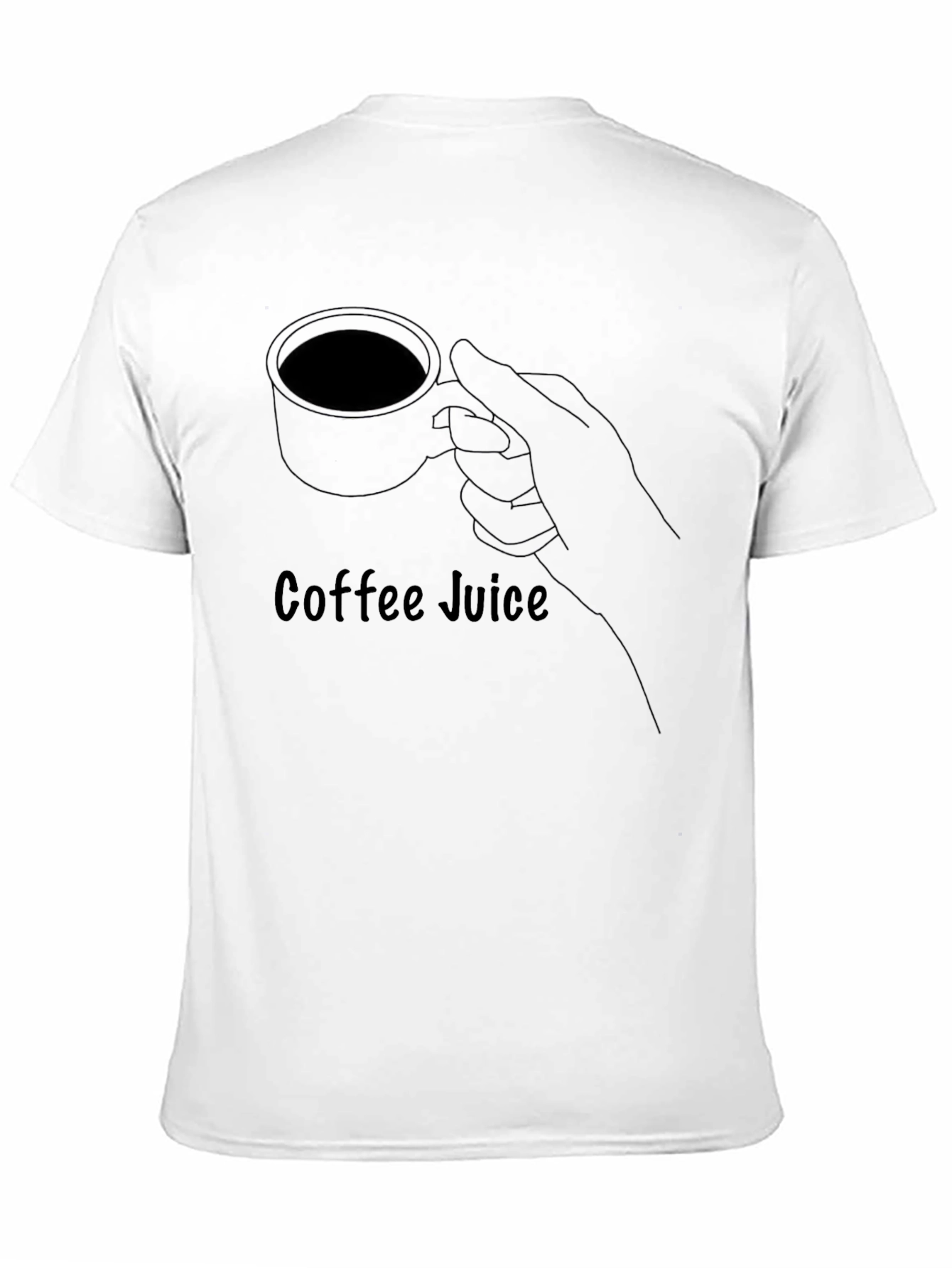 Coffee Juice Graphic Tee - Black