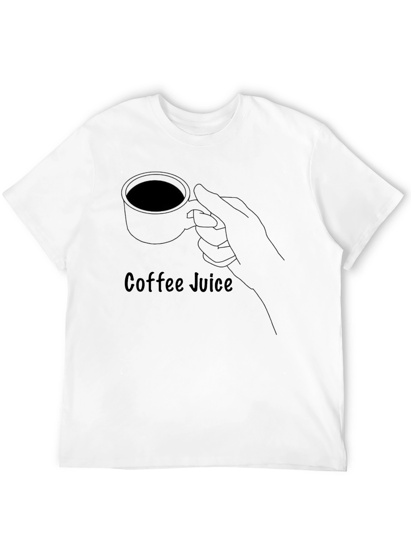 Coffee Juice Graphic Tee - Black